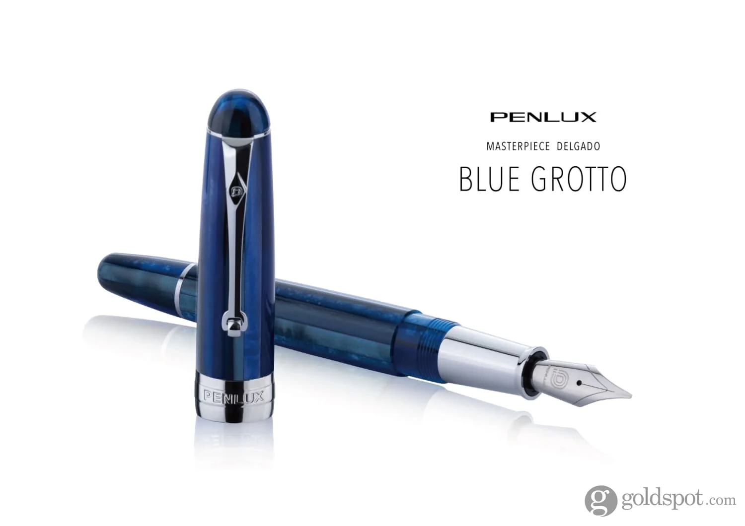 4503-penlux-masterpiece-delgado-fountain-pen-in-blue-grotto-10.webp Penlux Masterpiece Delgado Fountain Pen in Blue Grotto