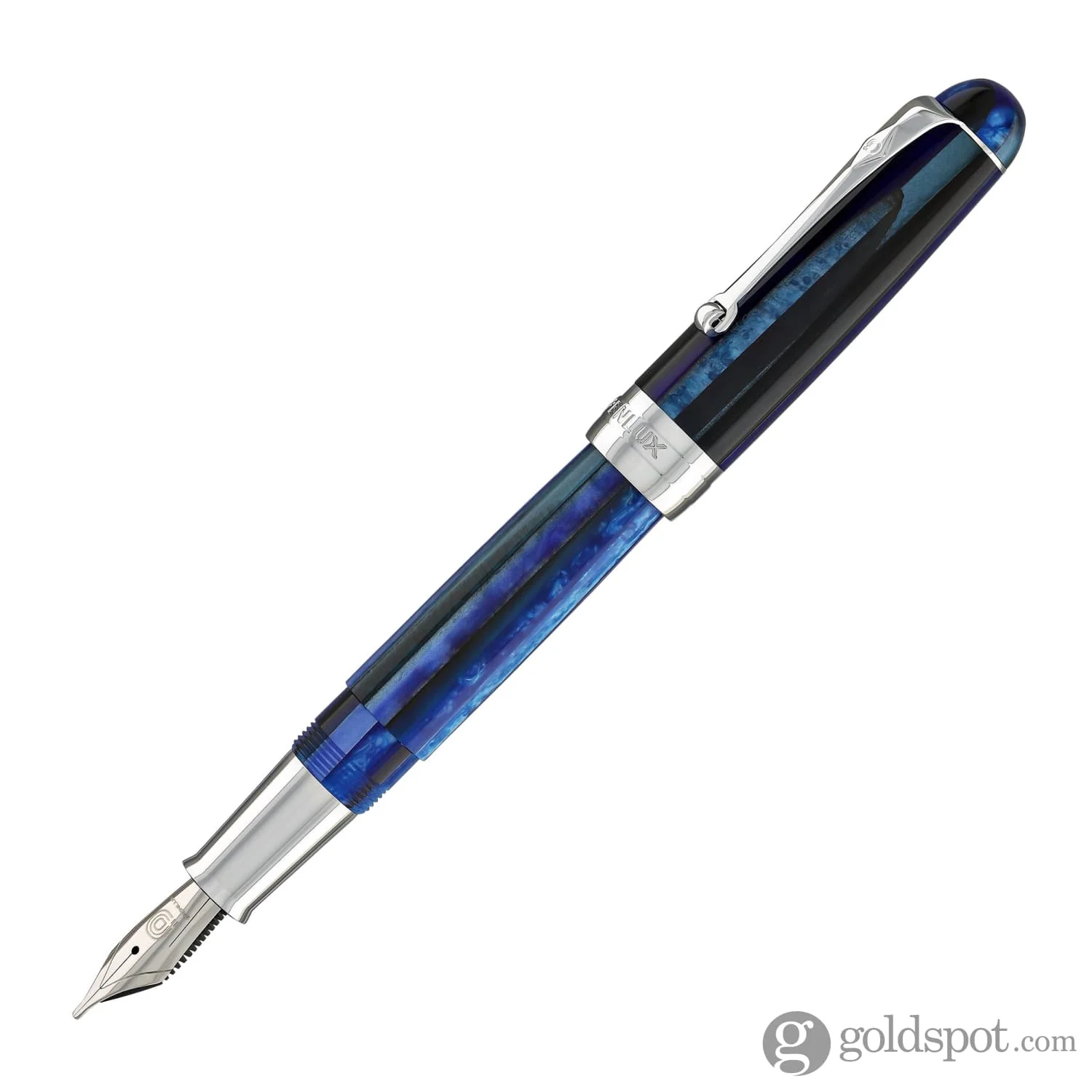 4503-penlux-masterpiece-delgado-fountain-pen-in-blue-grotto-2.webp Penlux Masterpiece Delgado Fountain Pen in Blue Grotto