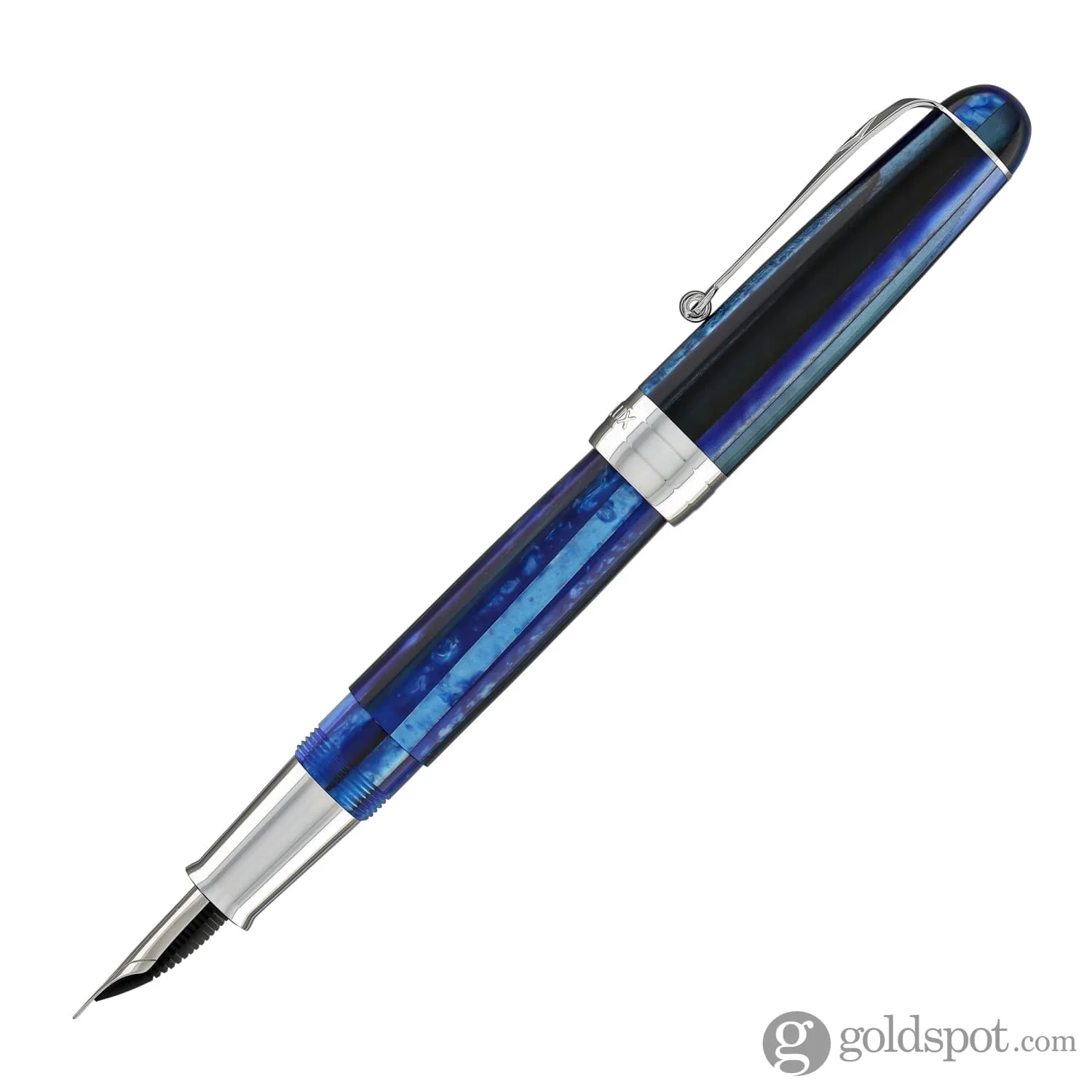 4503-penlux-masterpiece-delgado-fountain-pen-in-blue-grotto-3.webp Penlux Masterpiece Delgado Fountain Pen in Blue Grotto