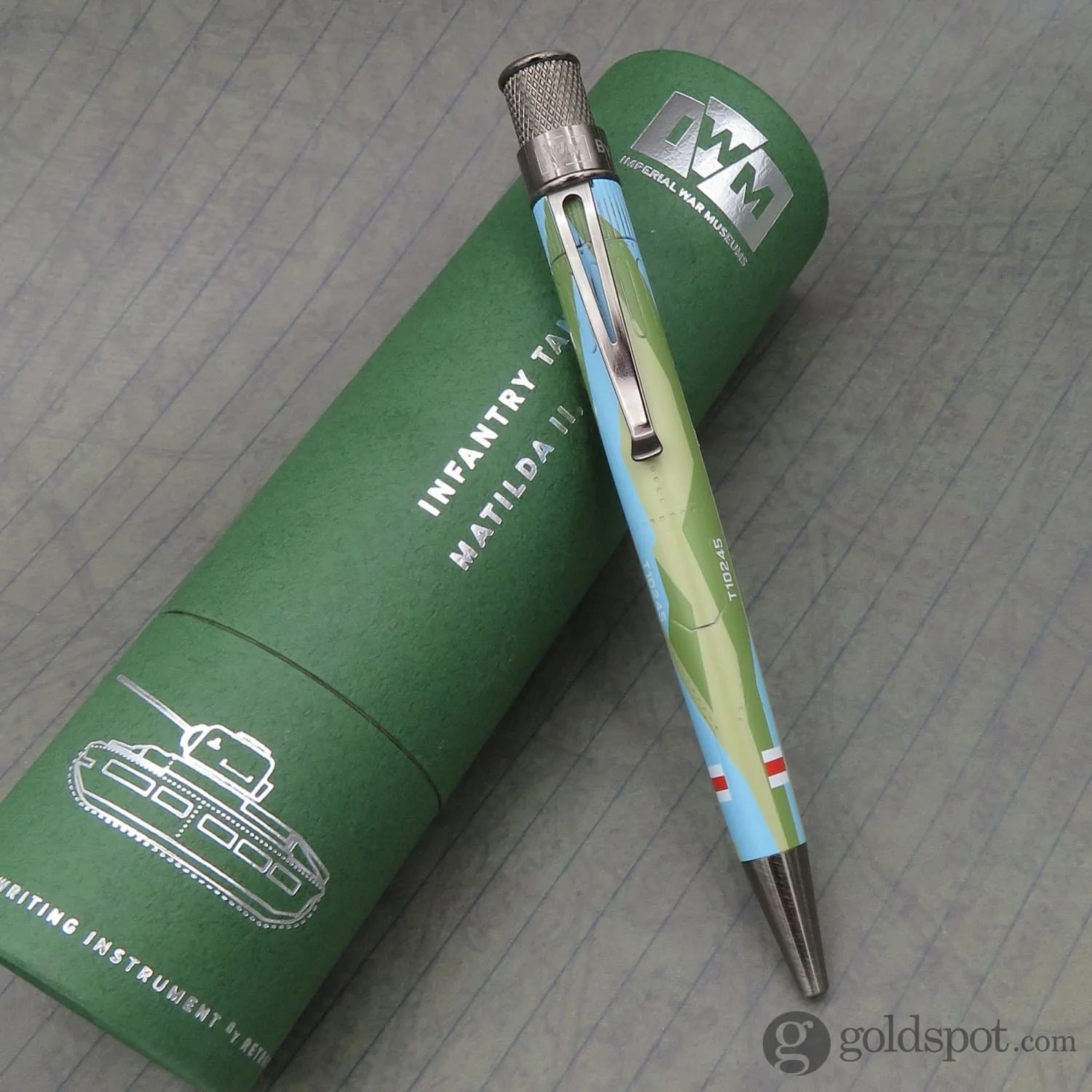 451-retro-51-tornado-imperial-war-museums-rollerball-pen-in-matilda-tank-4.webp Retro 51 Tornado Imperial War Museums Rollerball Pen in Matilda Tank