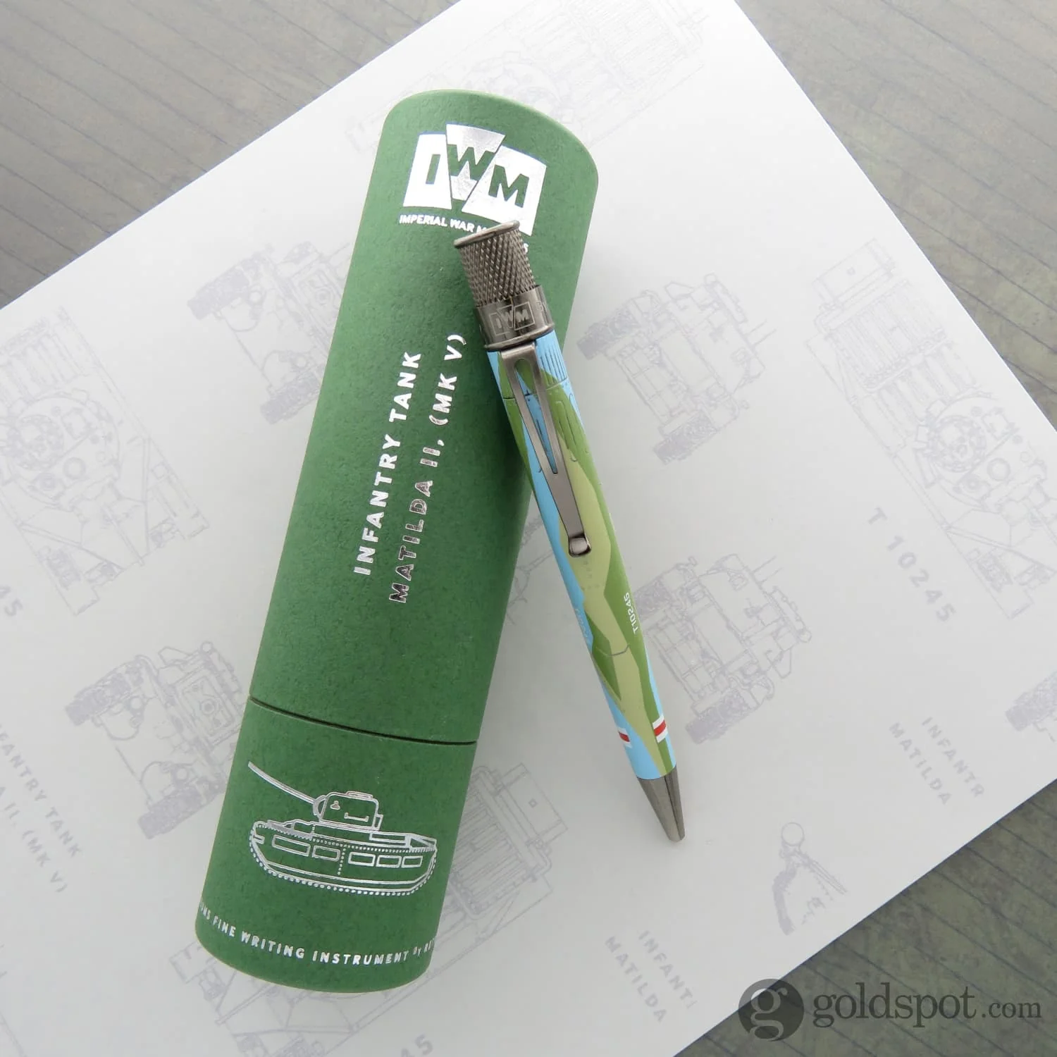 451-retro-51-tornado-imperial-war-museums-rollerball-pen-in-matilda-tank-5.webp Retro 51 Tornado Imperial War Museums Rollerball Pen in Matilda Tank