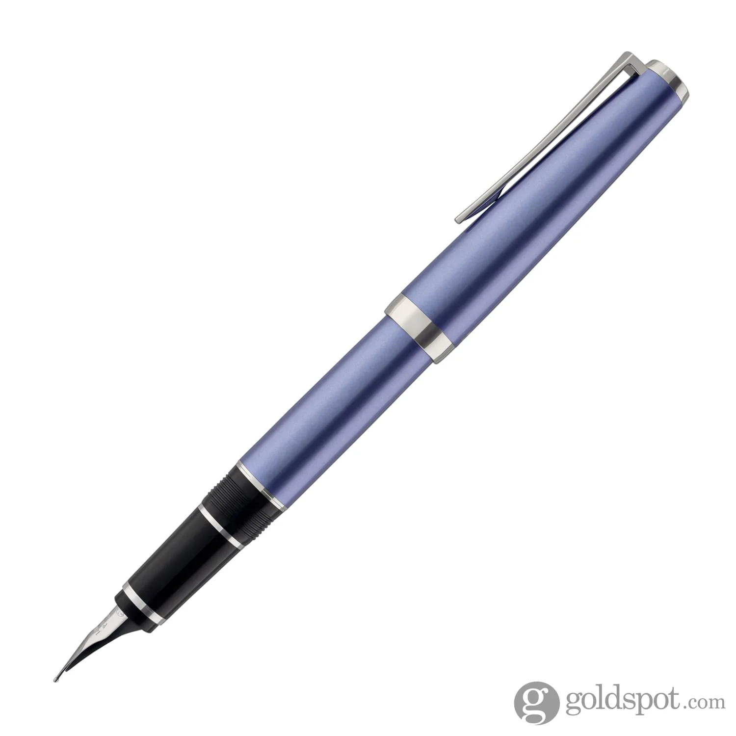 Pilot Metal Falcon Fountain Pen in Sapphire - 14K Gold Soft Flexible