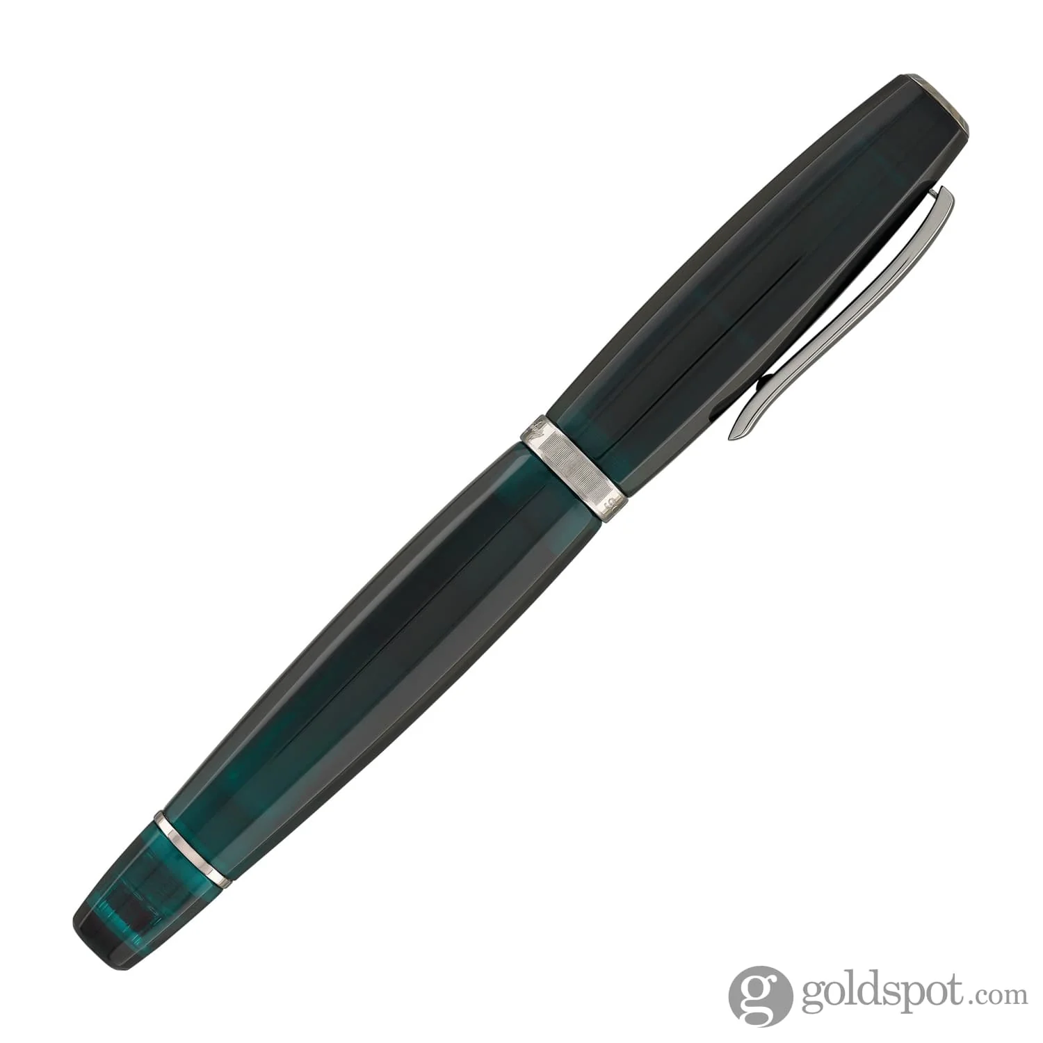 Scribo Feel Fountain Pen in Ombre Verdi with Platinum Trim