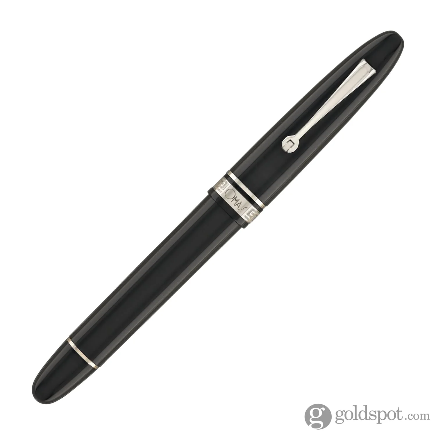 4545-omas-ogiva-fountain-pen-in-nera-with-silver-trim-4.webp Omas Ogiva Fountain Pen in Nera with Silver Trim
