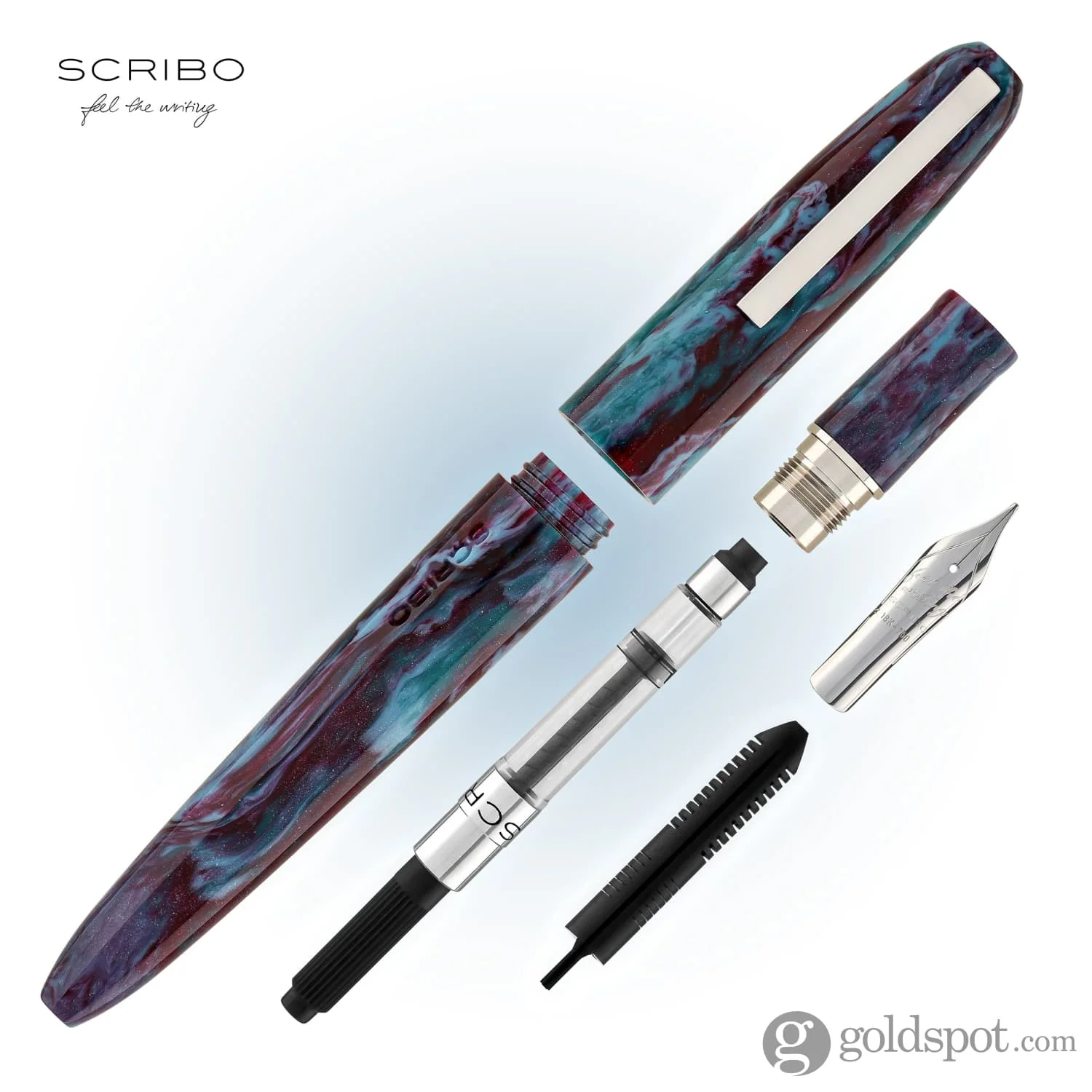 4552-scribo-piuma-fountain-pen-in-fusione-diamondcast-7.webp Scribo Piuma Fountain Pen in Fusione Diamondcast