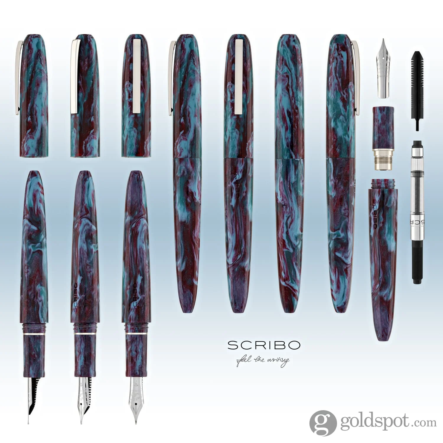 4552-scribo-piuma-fountain-pen-in-fusione-diamondcast-8.webp Scribo Piuma Fountain Pen in Fusione Diamondcast