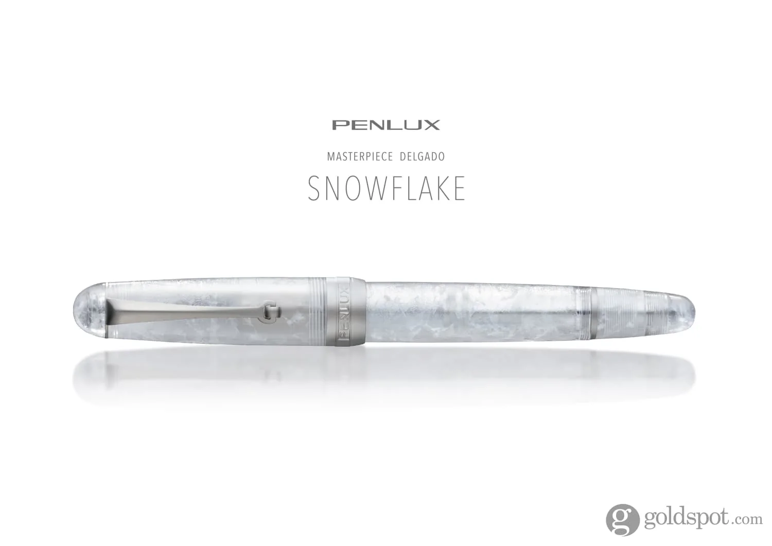 4562-penlux-masterpiece-delgado-fountain-pen-in-snowflake-10.webp Penlux Masterpiece Delgado Fountain Pen in Snowflake