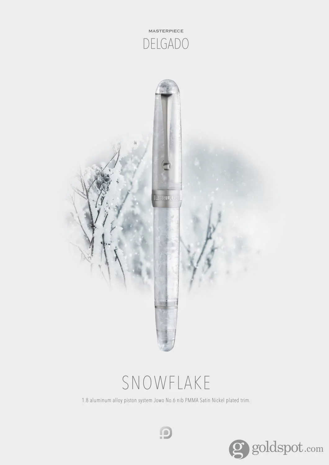 4562-penlux-masterpiece-delgado-fountain-pen-in-snowflake-11.webp Penlux Masterpiece Delgado Fountain Pen in Snowflake