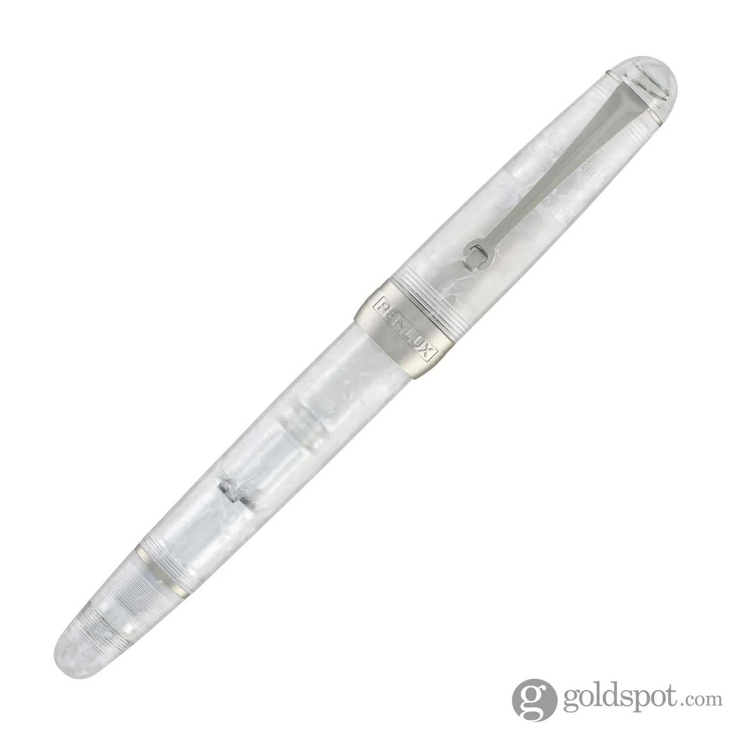 4562-penlux-masterpiece-delgado-fountain-pen-in-snowflake-2.webp Penlux Masterpiece Delgado Fountain Pen in Snowflake