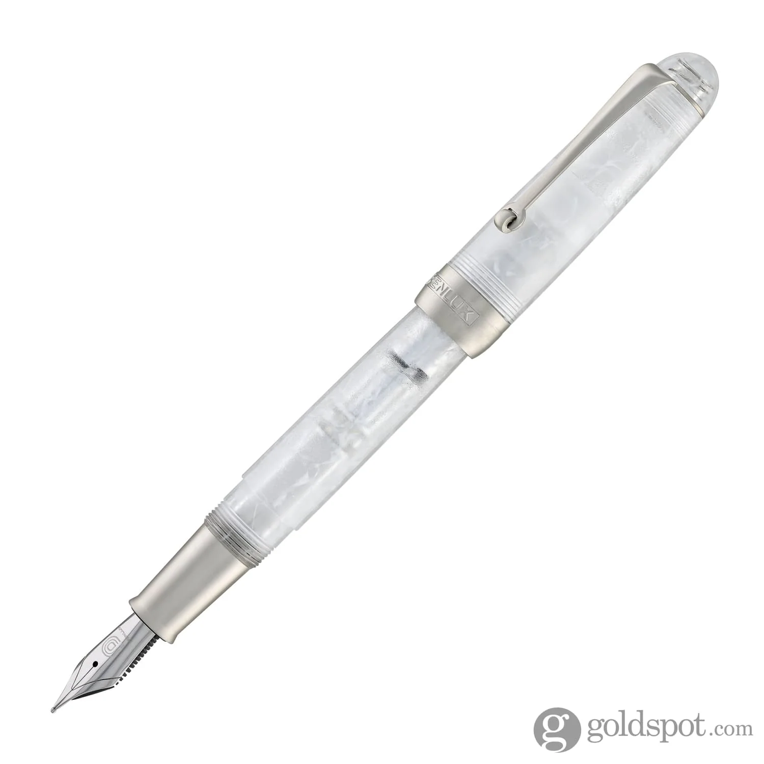 4562-penlux-masterpiece-delgado-fountain-pen-in-snowflake-3.webp Penlux Masterpiece Delgado Fountain Pen in Snowflake