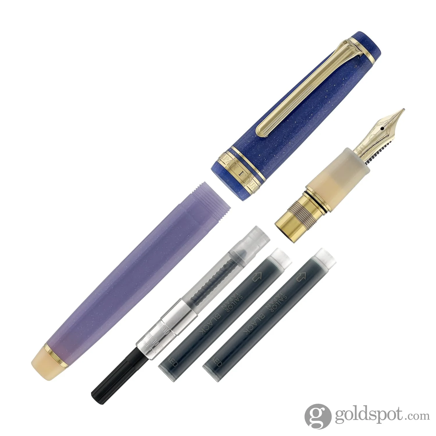 Sailor Pro Gear Slim Fountain Pen in Dreamy Hour - 14kt Gold