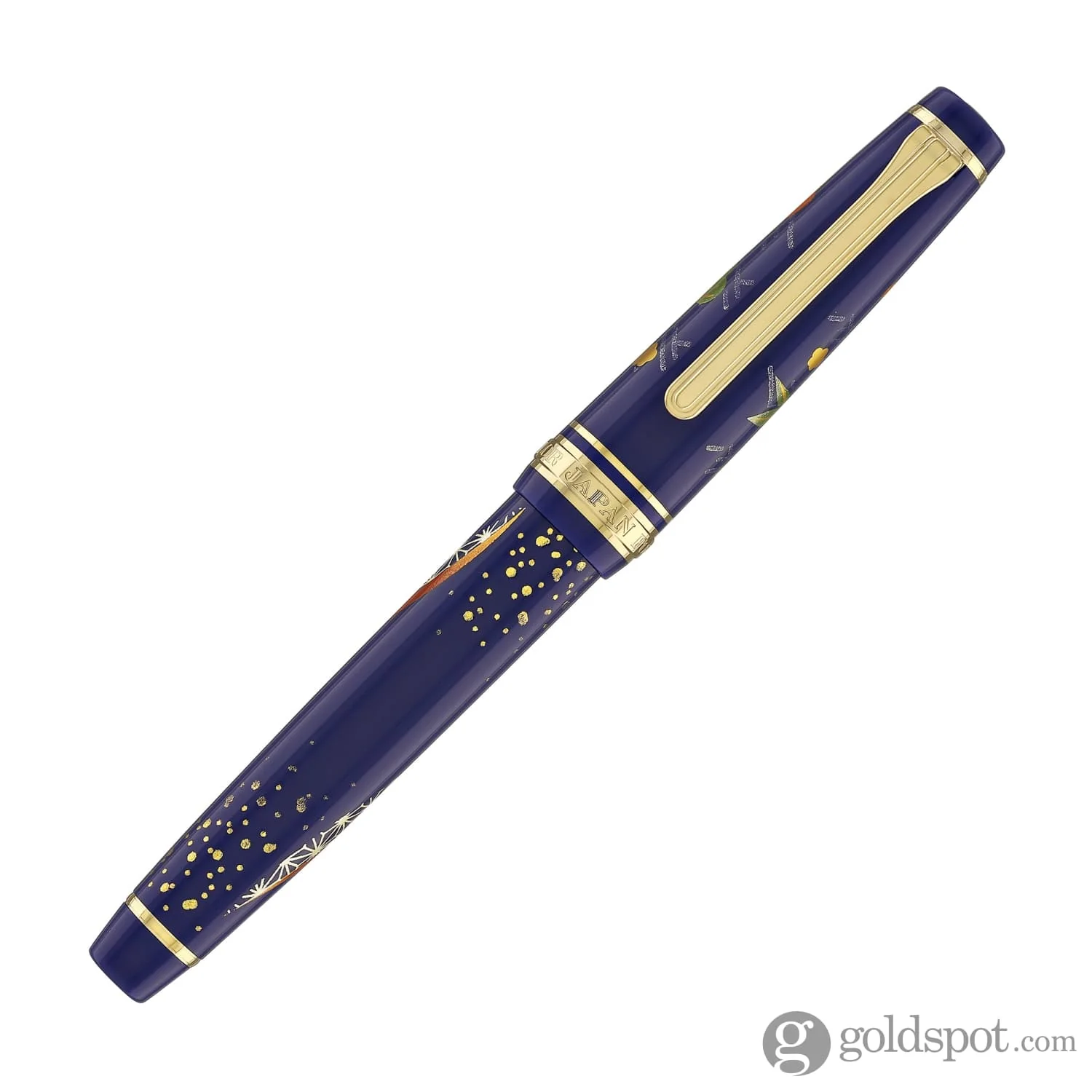 4594-sailor-professional-gear-slim-kimono-fountain-pen-in-longevity-with-gold-ip-14k-gold-4.webp Sailor Professional Gear Slim 'Kimono' Fountain Pen in Longevity with Gold IP - 14K Gold