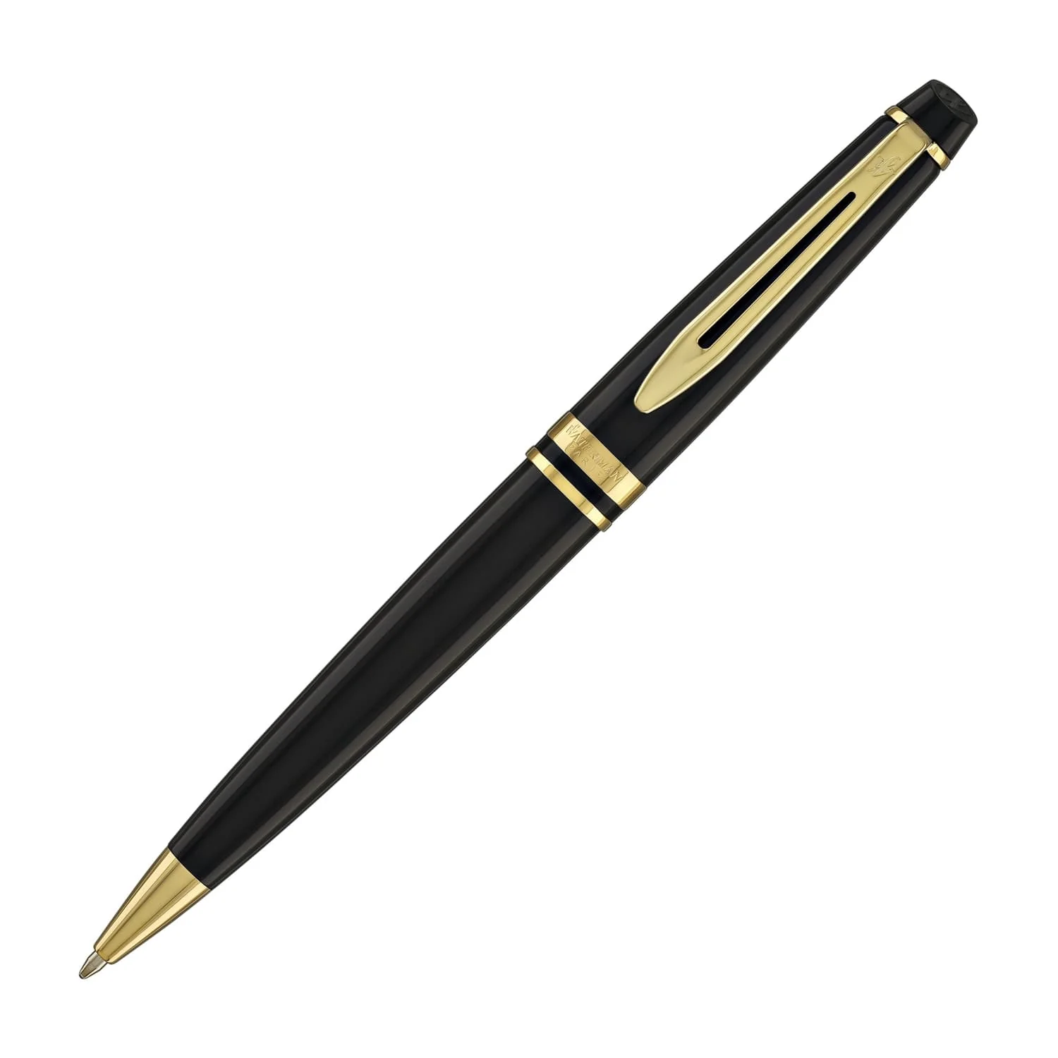 462-waterman-expert-ballpoint-pen-in-black-with-gold-trim-1.webp Waterman Expert Ballpoint Pen in Black with Gold Trim