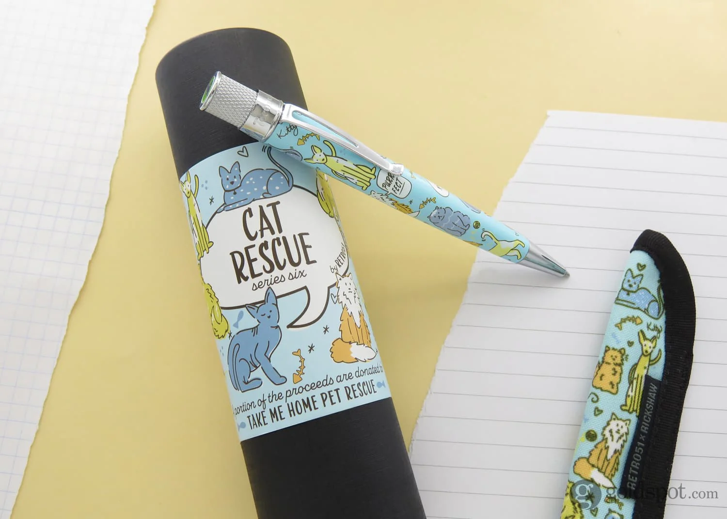 Retro 51 Tornado Rescue Ballpoint Pen in Cat Series 6