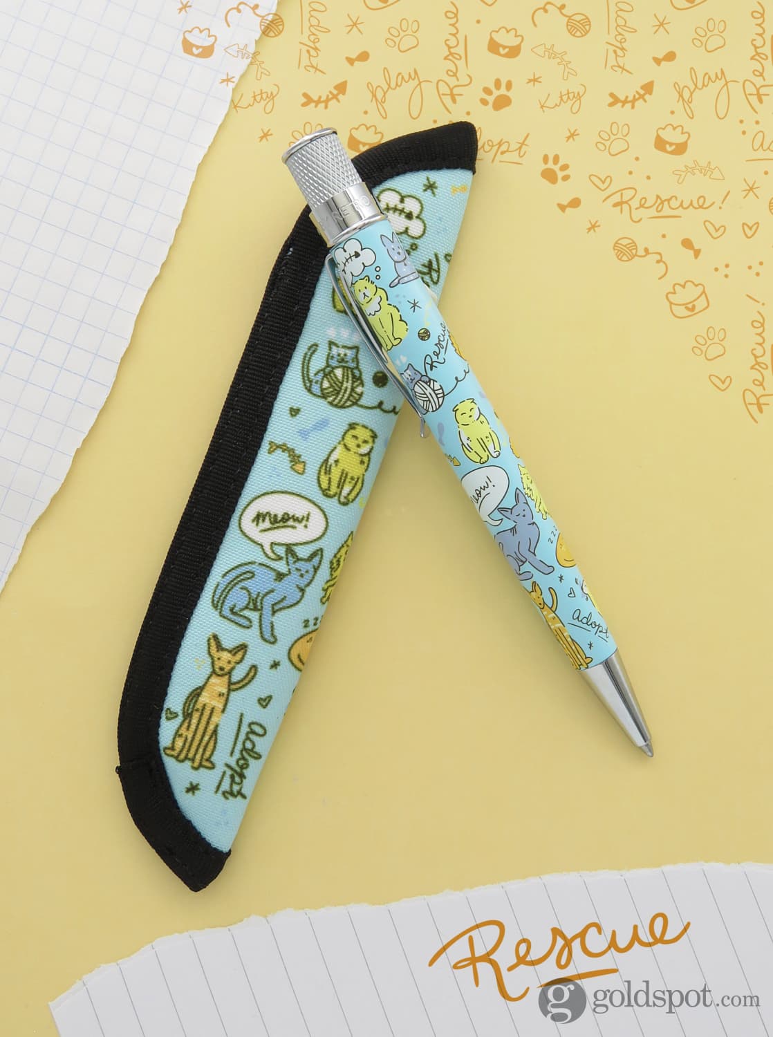 Retro 51 Tornado Rescue Ballpoint Pen in Cat Series 6