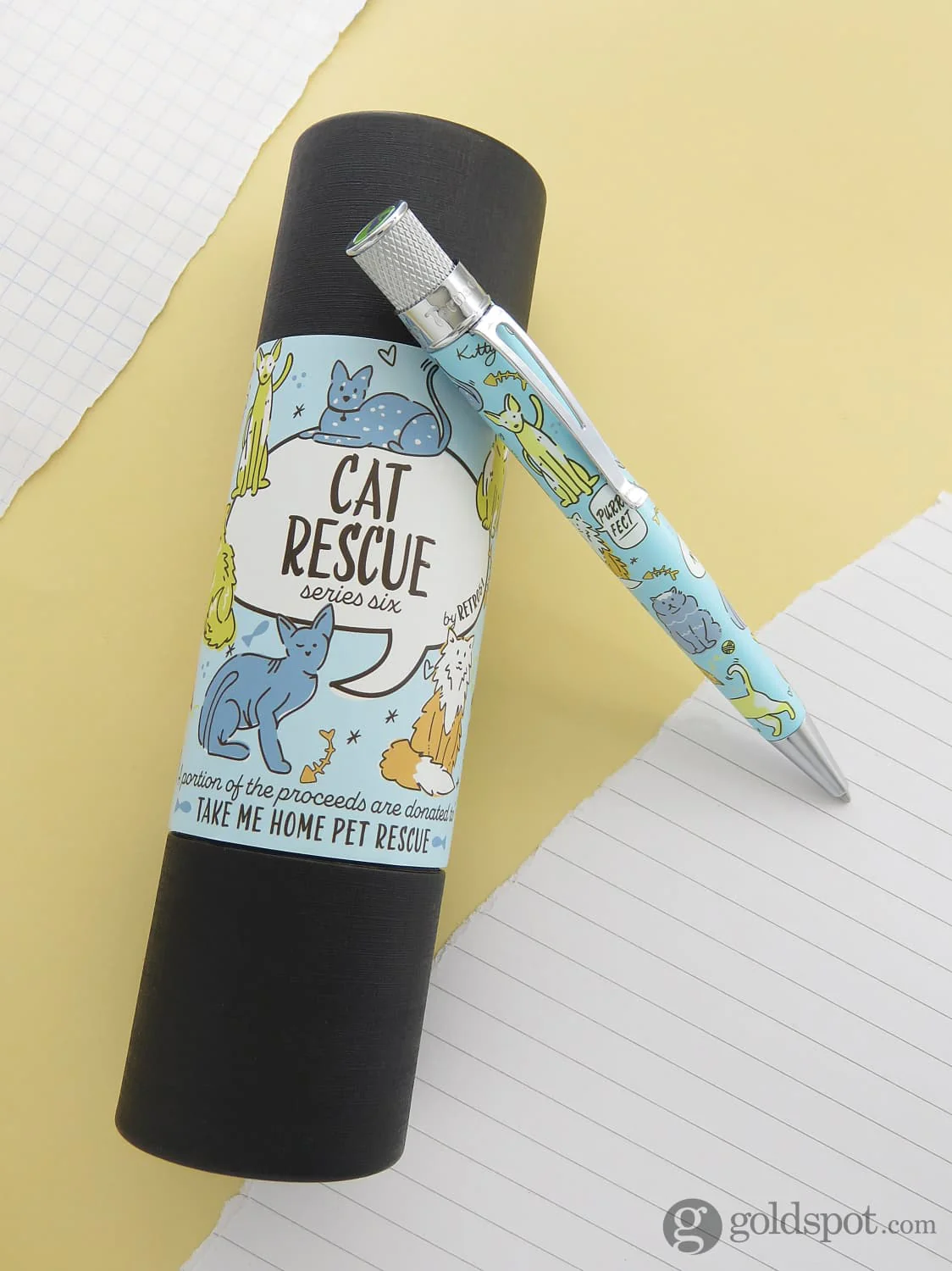 Retro 51 Tornado Rescue Ballpoint Pen in Cat Series 6