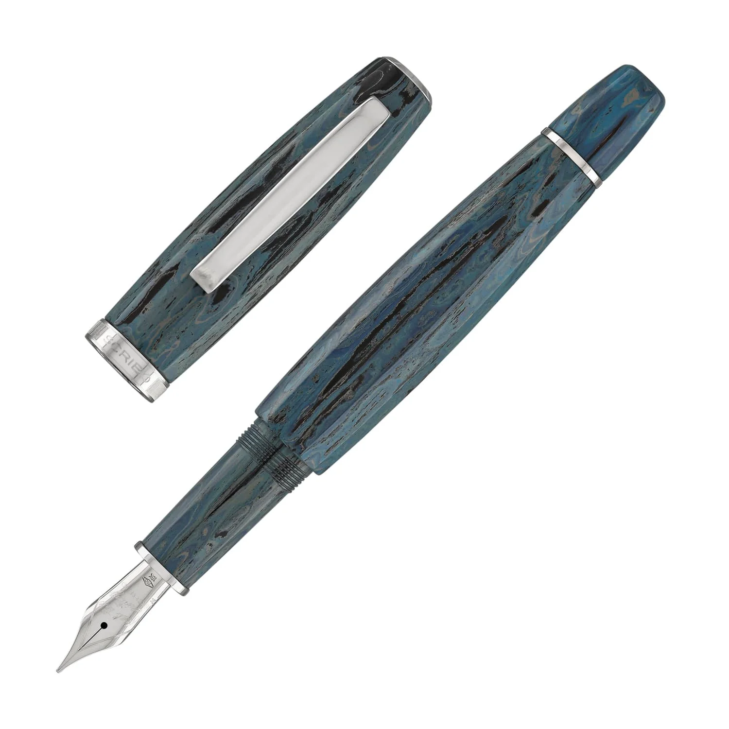 4645-scribo-feel-fountain-pen-in-due-sorelle-ebonite-1.webp Scribo Feel Fountain Pen in Due Sorelle Ebonite