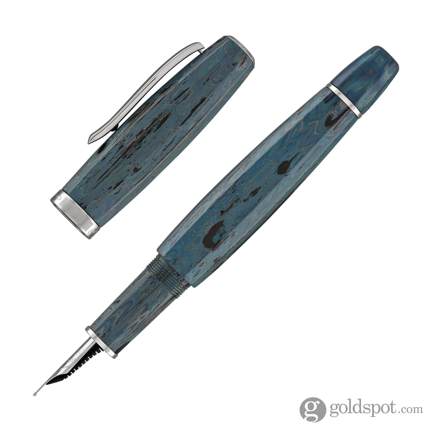 Scribo Feel Fountain Pen in Due Sorelle Ebonite