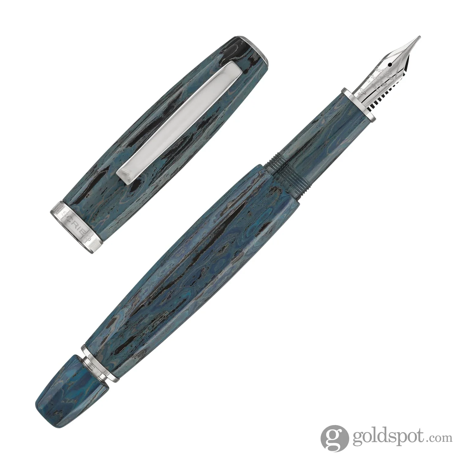 Scribo Feel Fountain Pen in Due Sorelle Ebonite