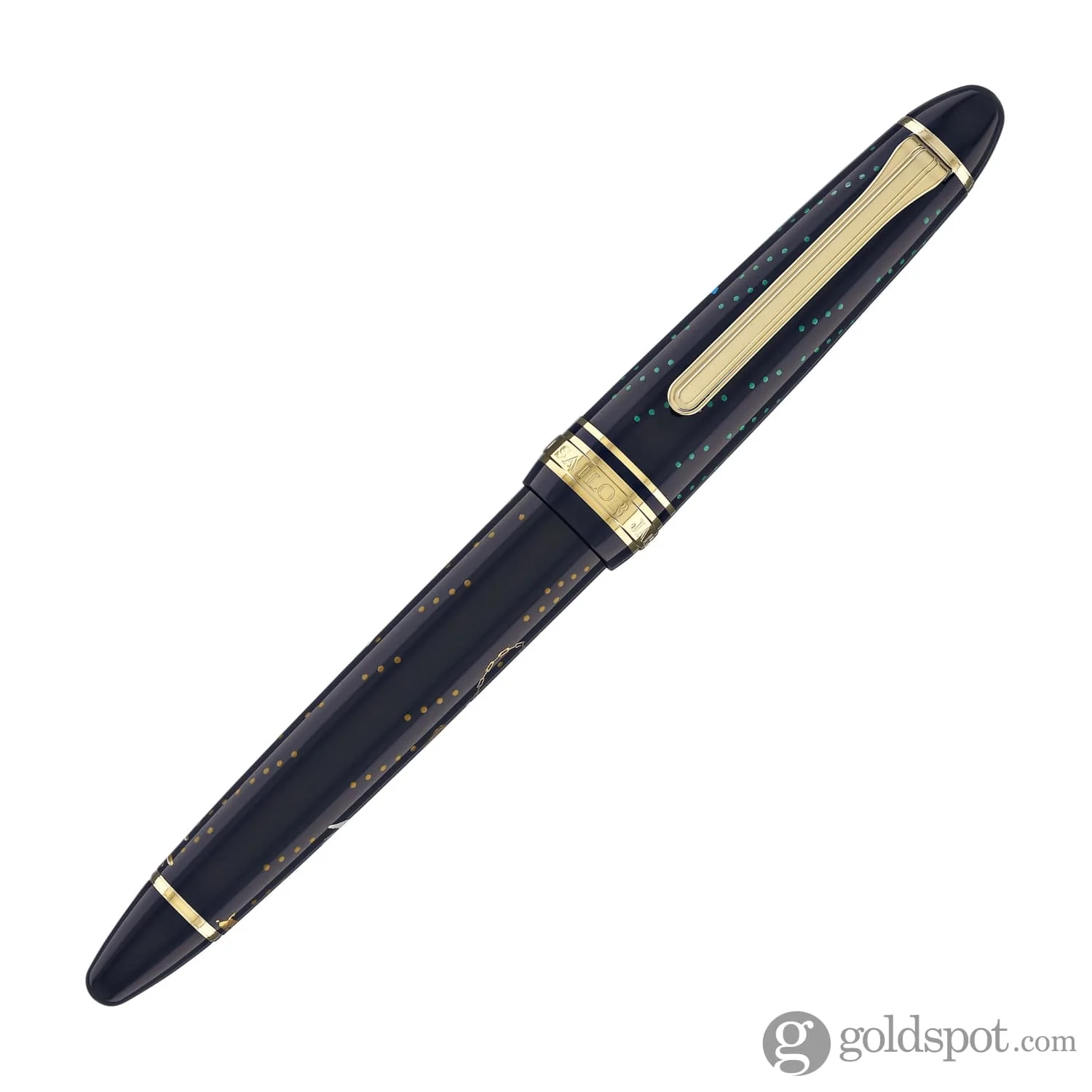 4666-sailor-1911-standard-ninja-fountain-pen-in-kusarigama-with-gold-trim-14k-gold-2.webp Sailor 1911 Standard Ninja Fountain Pen in Kusarigama with Gold Trim - 14K Gold