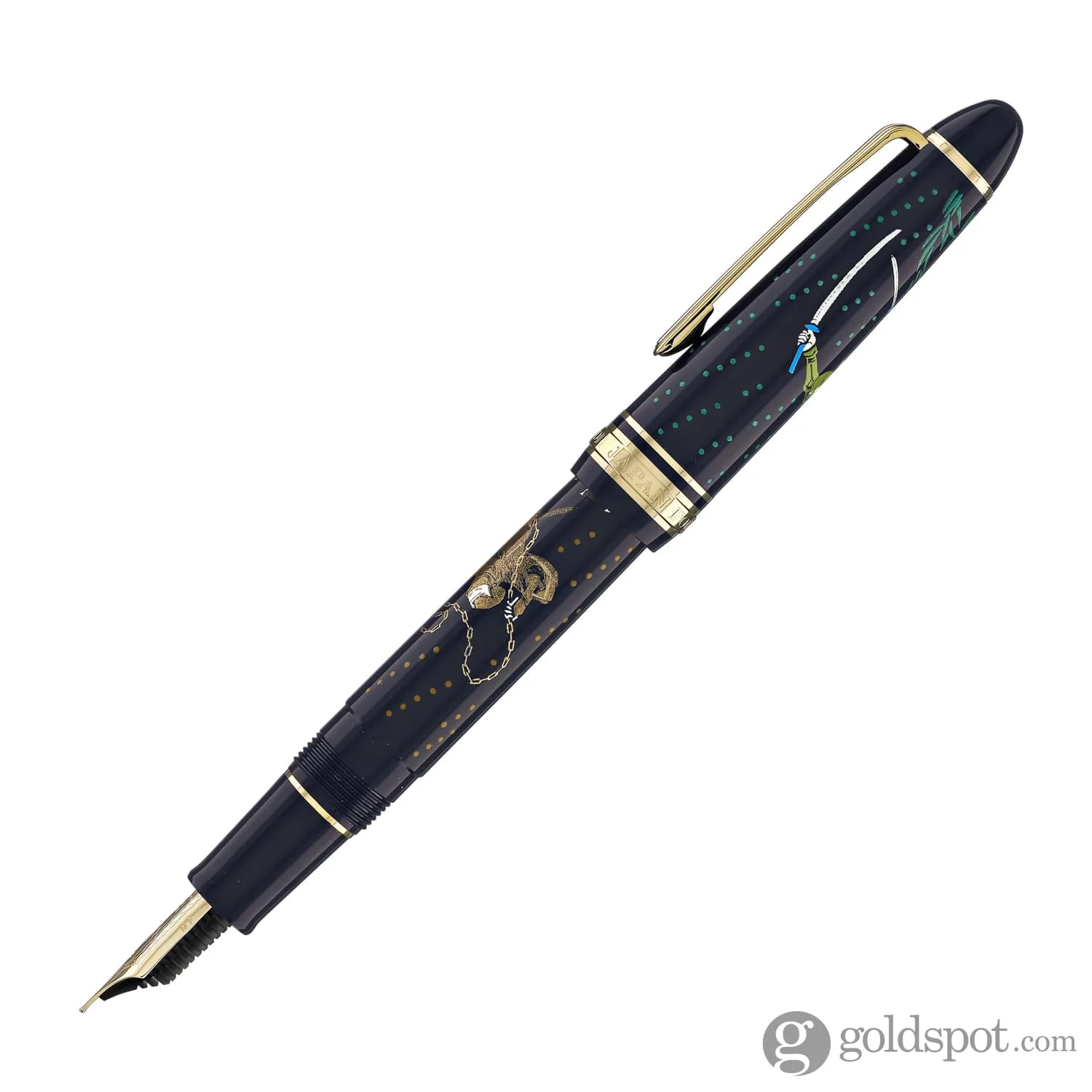 4666-sailor-1911-standard-ninja-fountain-pen-in-kusarigama-with-gold-trim-14k-gold-5.webp Sailor 1911 Standard Ninja Fountain Pen in Kusarigama with Gold Trim - 14K Gold