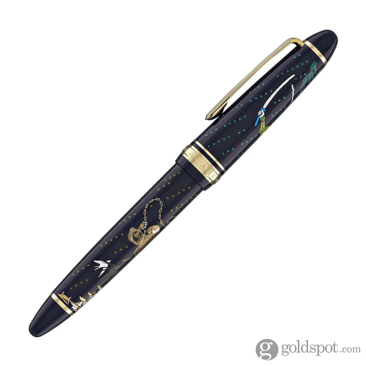 4666-sailor-1911-standard-ninja-fountain-pen-in-kusarigama-with-gold-trim-14k-gold-6.webp Sailor 1911 Standard Ninja Fountain Pen in Kusarigama with Gold Trim - 14K Gold