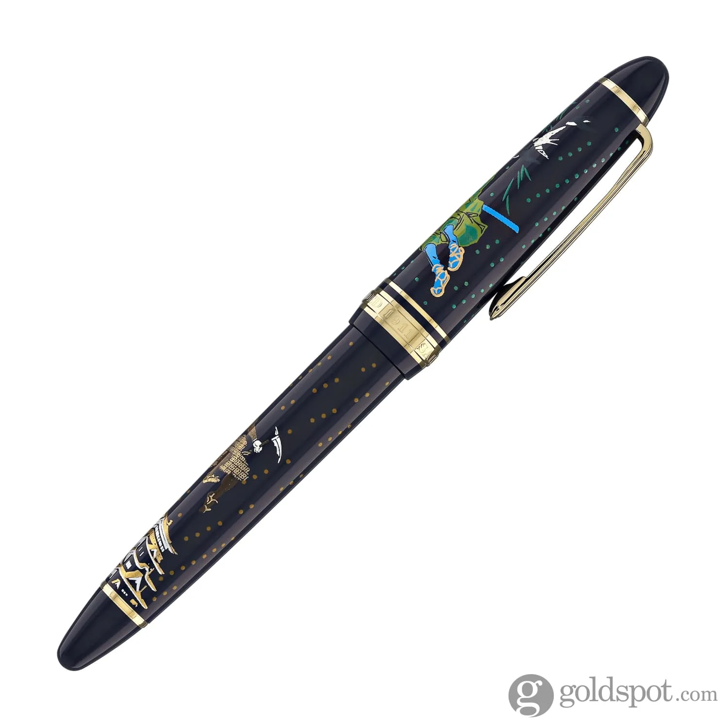 4666-sailor-1911-standard-ninja-fountain-pen-in-kusarigama-with-gold-trim-14k-gold-7.webp Sailor 1911 Standard Ninja Fountain Pen in Kusarigama with Gold Trim - 14K Gold