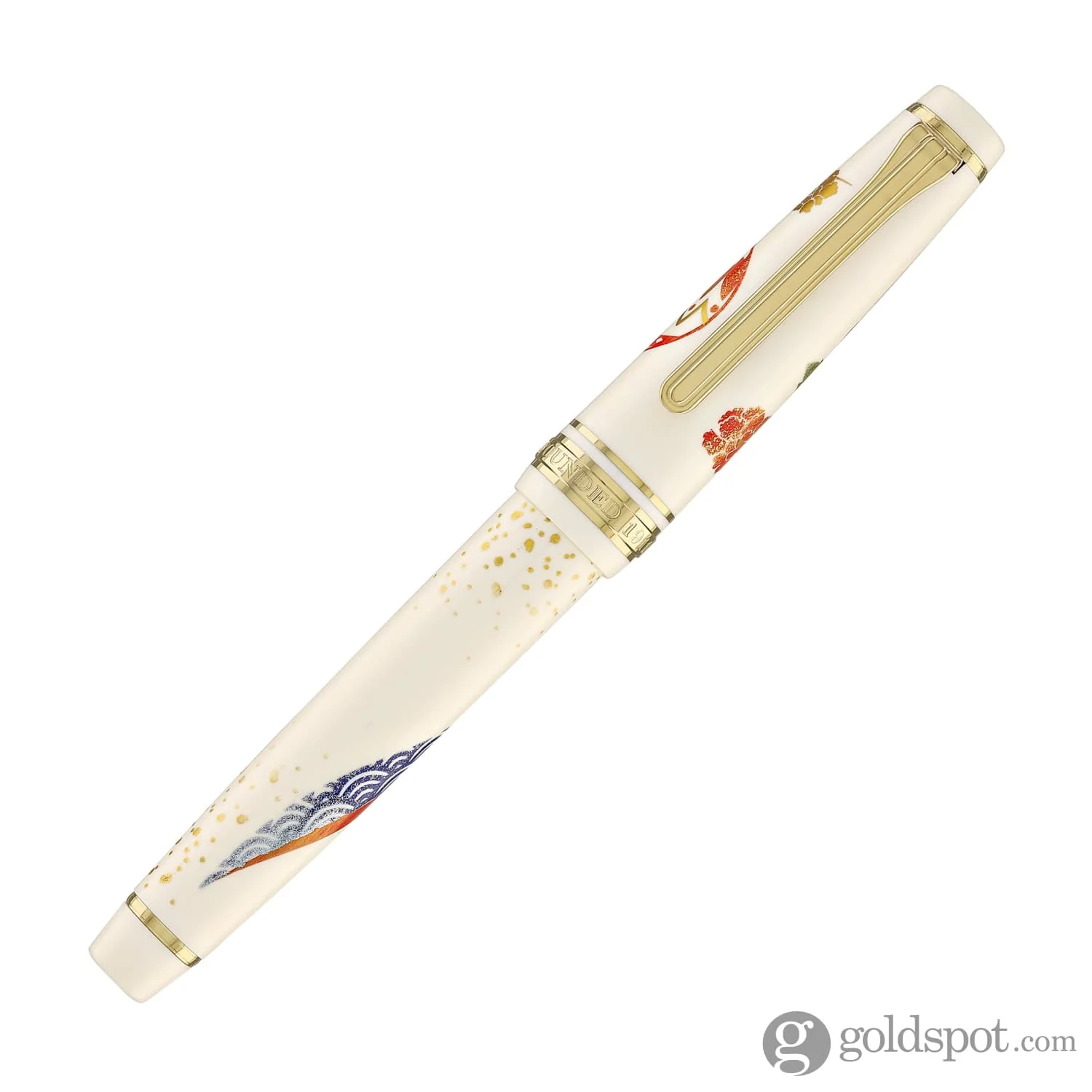 4679-sailor-professional-gear-slim-kimono-fountain-pen-in-happiness-with-gold-ip-14k-gold-4.webp Sailor Professional Gear Slim 'Kimono' Fountain Pen in Happiness with Gold IP - 14K Gold