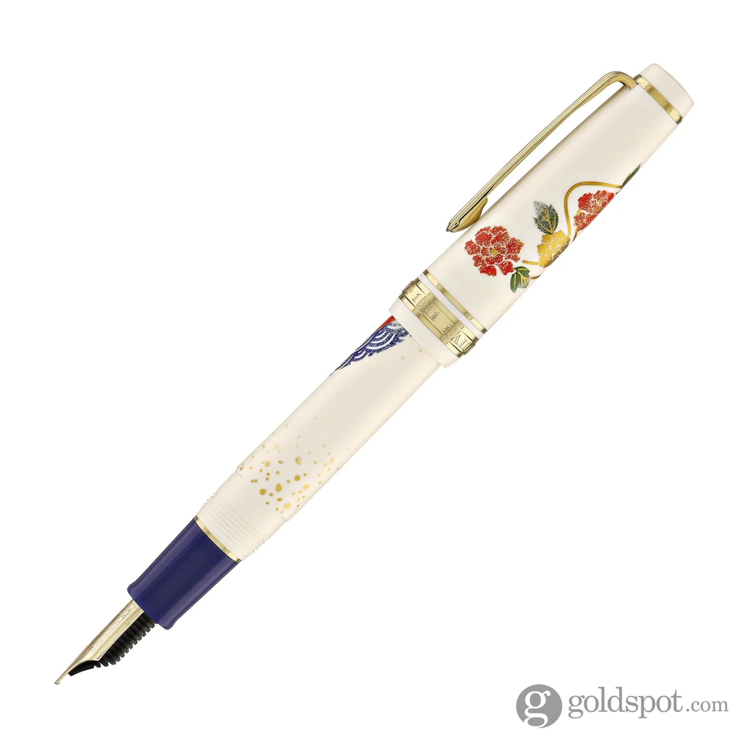 4679-sailor-professional-gear-slim-kimono-fountain-pen-in-happiness-with-gold-ip-14k-gold-6.webp Sailor Professional Gear Slim 'Kimono' Fountain Pen in Happiness with Gold IP - 14K Gold