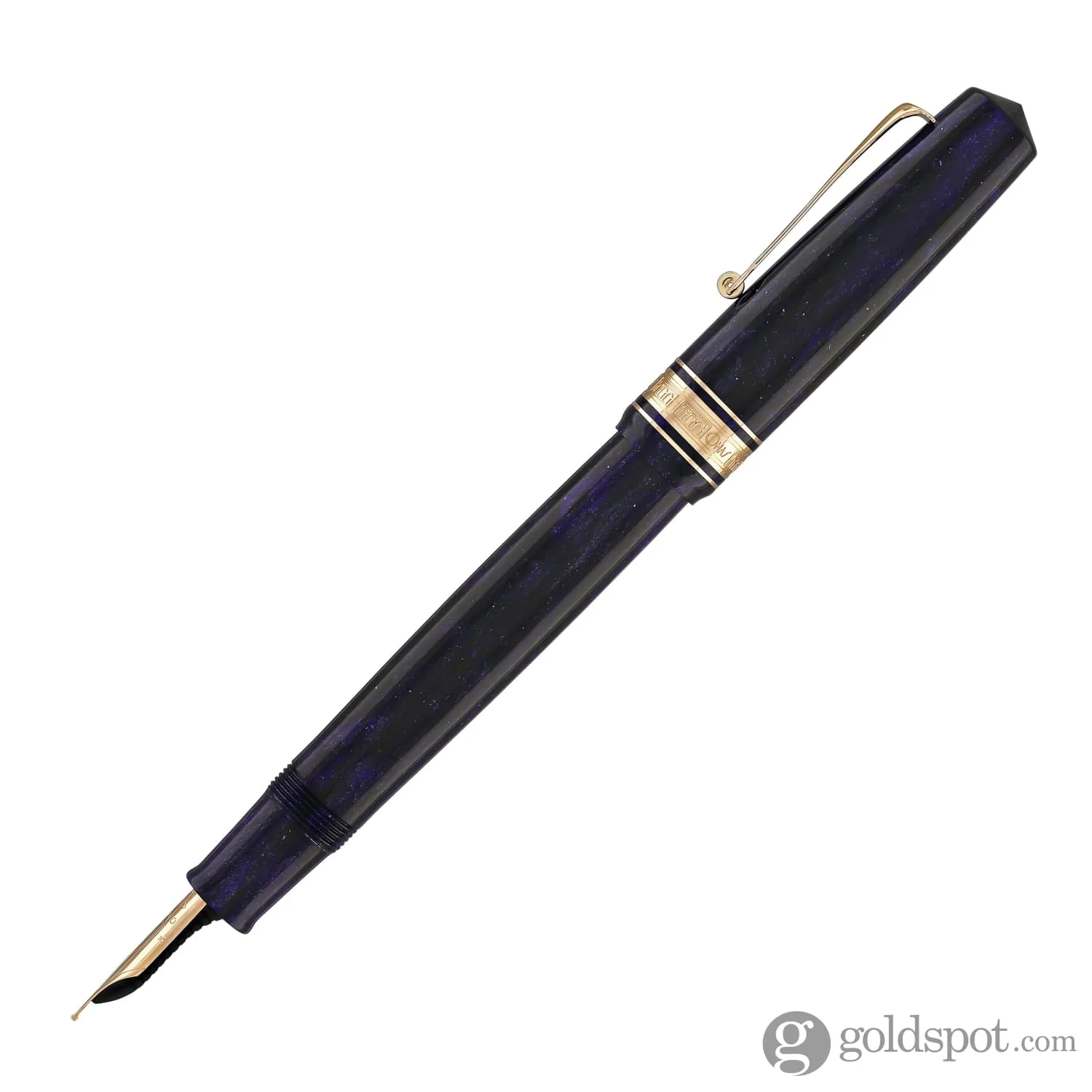 Omas Bologna Fountain Pen in Ametista Profondo (Deep Amethyst) with Rose Gold Trim