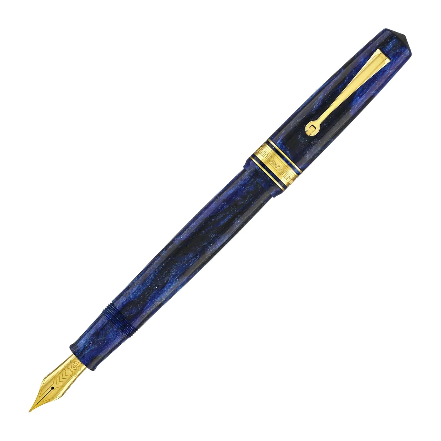 4704-omas-bologna-fountain-pen-in-azzurro-diamante-diamond-blue-with-gold-trim-1.webp Omas Bologna Fountain Pen in Azzurro Diamante (Diamond Blue) with Gold Trim
