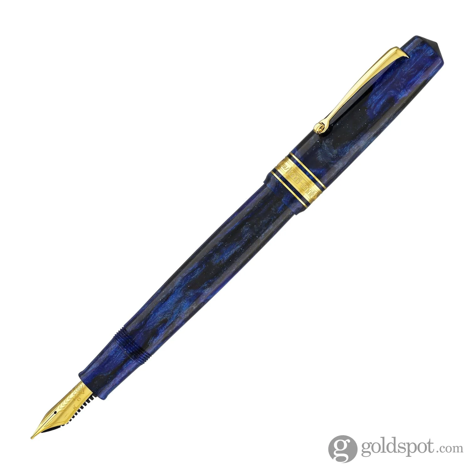 4704-omas-bologna-fountain-pen-in-azzurro-diamante-diamond-blue-with-gold-trim-2.webp Omas Bologna Fountain Pen in Azzurro Diamante (Diamond Blue) with Gold Trim