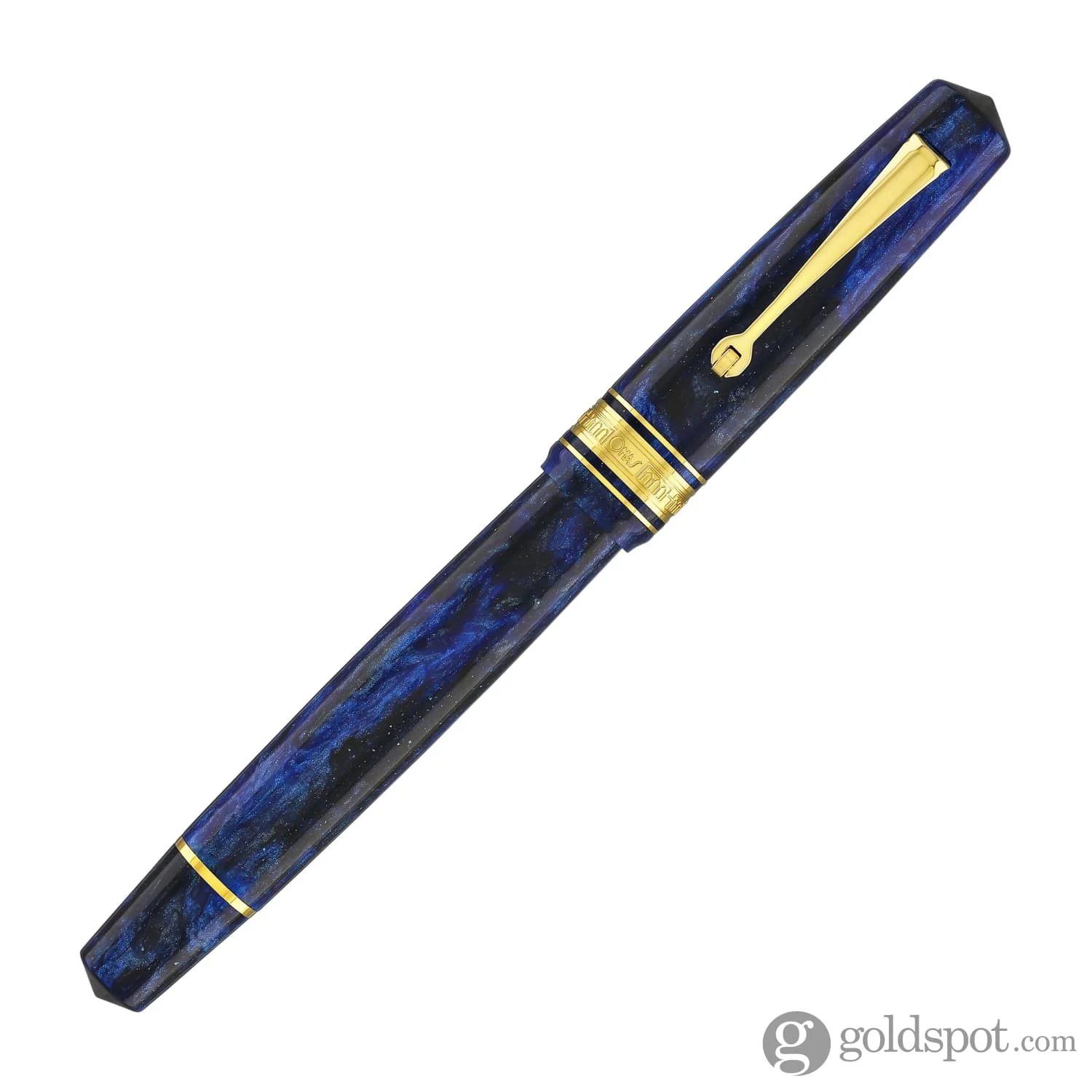 4704-omas-bologna-fountain-pen-in-azzurro-diamante-diamond-blue-with-gold-trim-4.webp Omas Bologna Fountain Pen in Azzurro Diamante (Diamond Blue) with Gold Trim