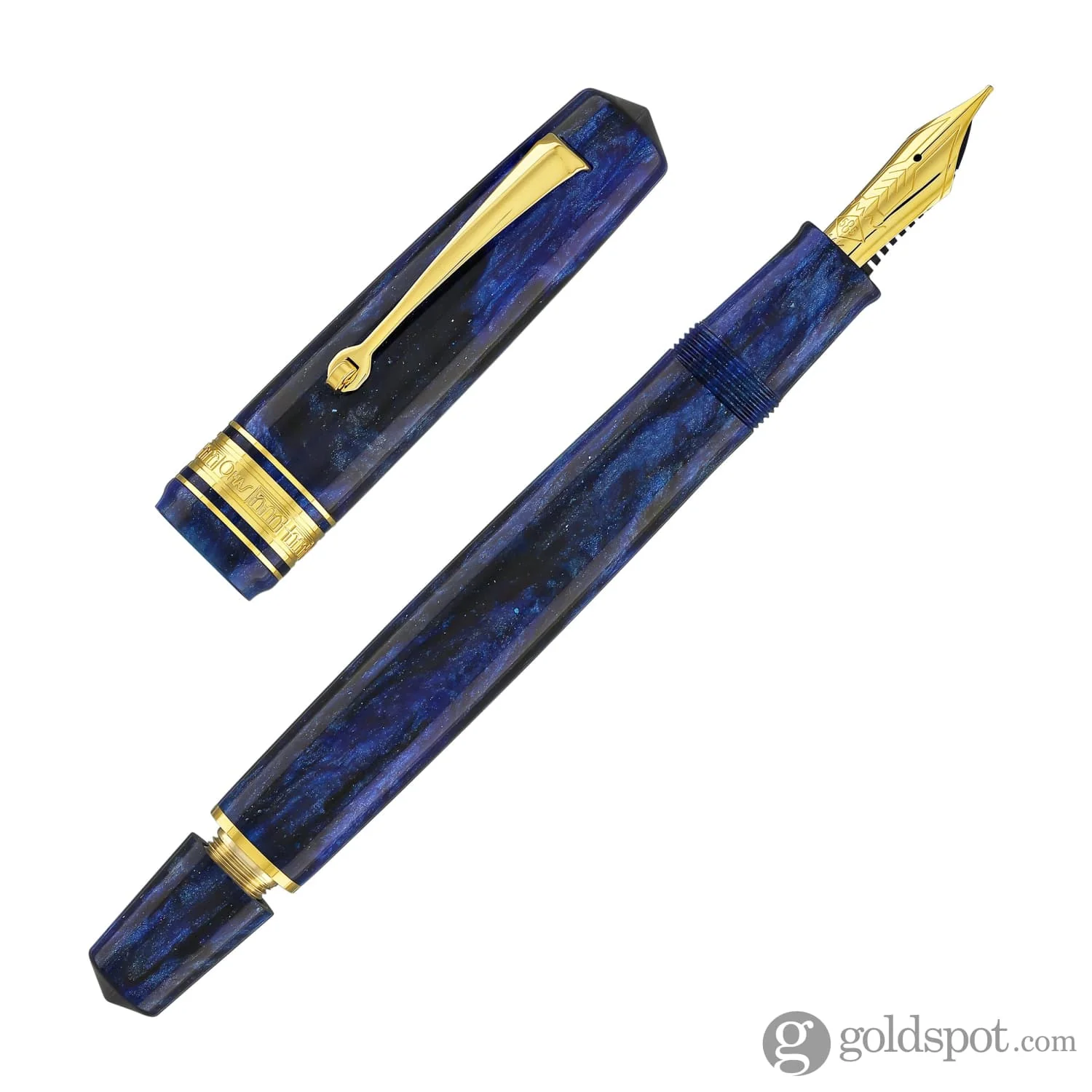4704-omas-bologna-fountain-pen-in-azzurro-diamante-diamond-blue-with-gold-trim-7.webp Omas Bologna Fountain Pen in Azzurro Diamante (Diamond Blue) with Gold Trim
