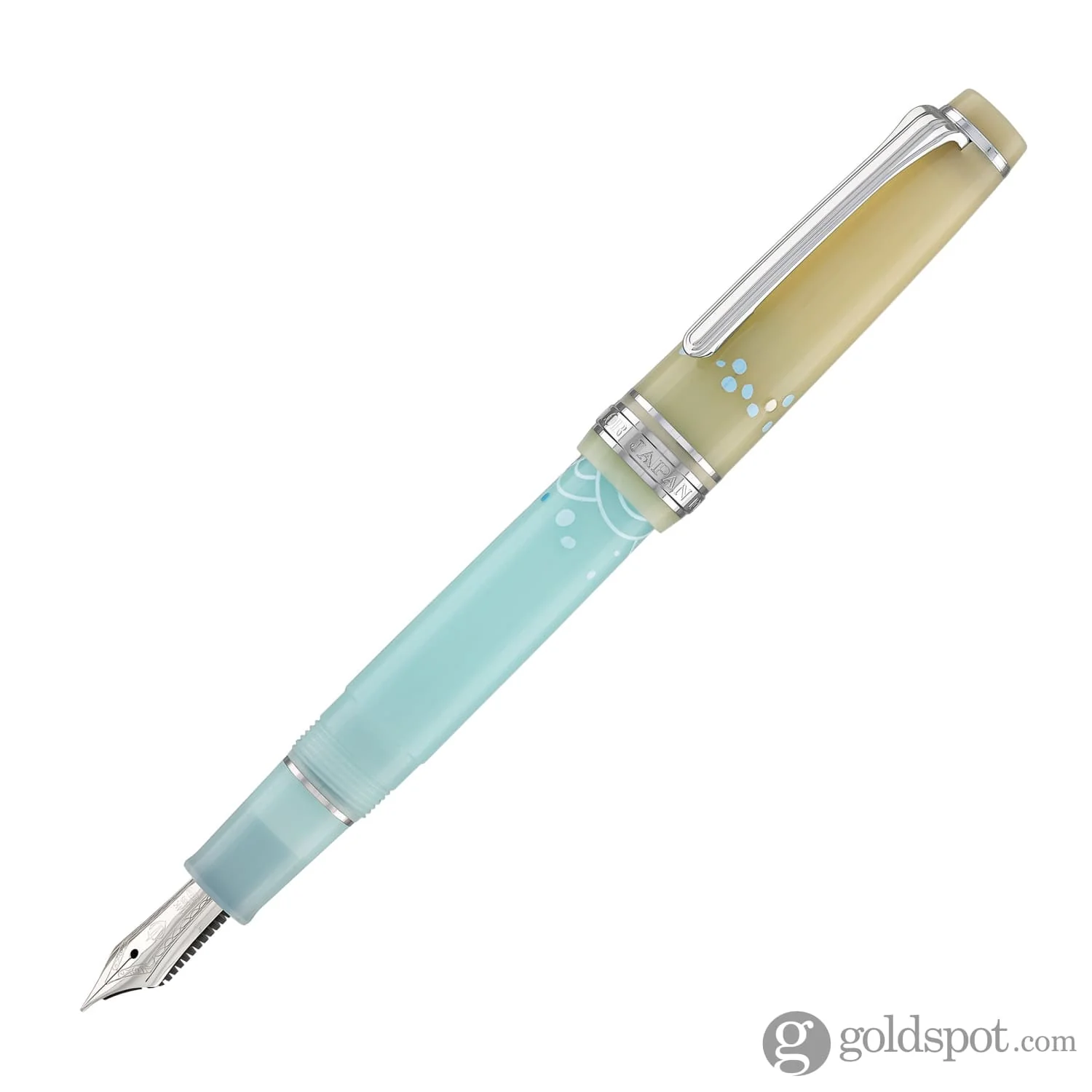 4709-sailor-professional-gear-slim-princess-raden-fountain-pen-in-princess-koto-with-silver-trim-14k-gold-2.webp Sailor Professional Gear Slim 'Princess Raden' Fountain Pen in Princess Koto with Silver Trim - 14K Gold