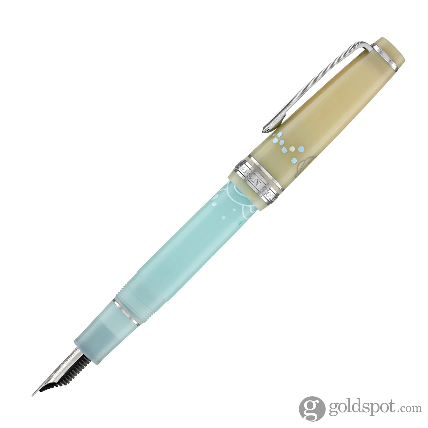 4709-sailor-professional-gear-slim-princess-raden-fountain-pen-in-princess-koto-with-silver-trim-14k-gold-3.webp Sailor Professional Gear Slim 'Princess Raden' Fountain Pen in Princess Koto with Silver Trim - 14K Gold