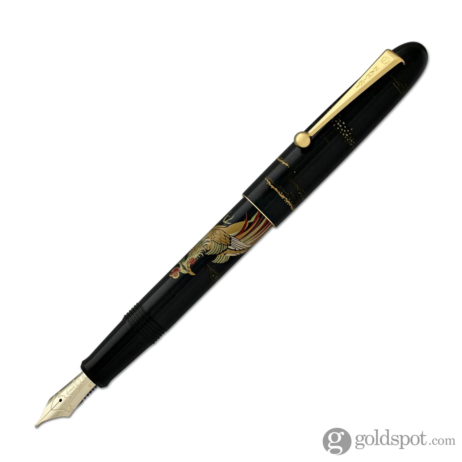 Pilot Namiki Nippon Art Fountain Pen - Chinese Phoenix - 18K Gold Medium Point