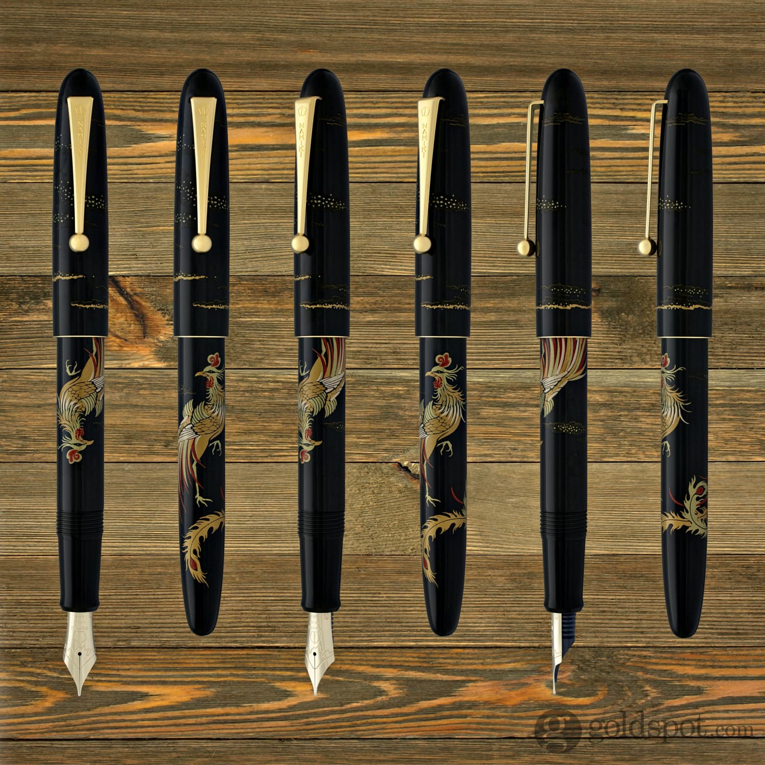 Pilot Namiki Nippon Art Fountain Pen - Chinese Phoenix - 18K Gold Medium Point