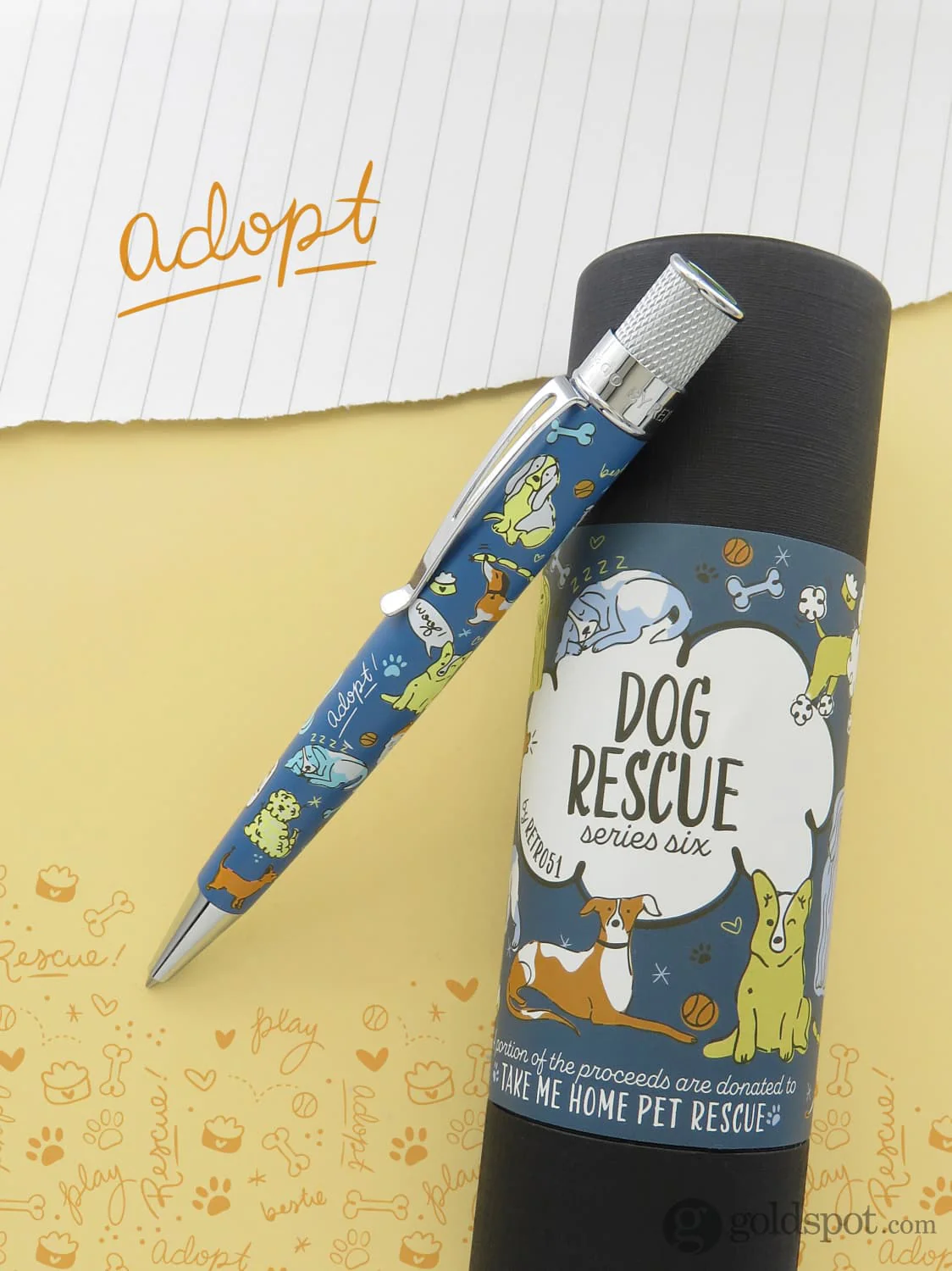 473-retro-51-tornado-rescue-ballpoint-pen-in-dog-series-6-6.webp Retro 51 Tornado Rescue Ballpoint Pen in Dog Series 6