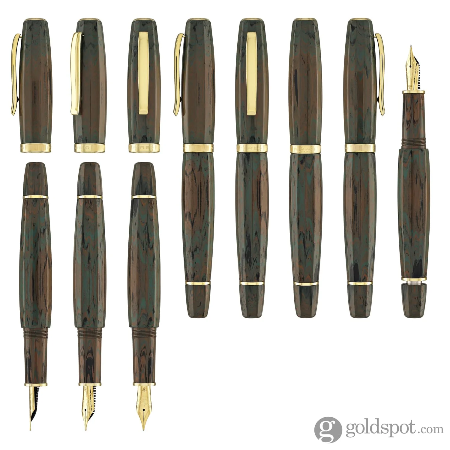 Scribo Feel Fountain Pen in Monte Cornero Ebonite