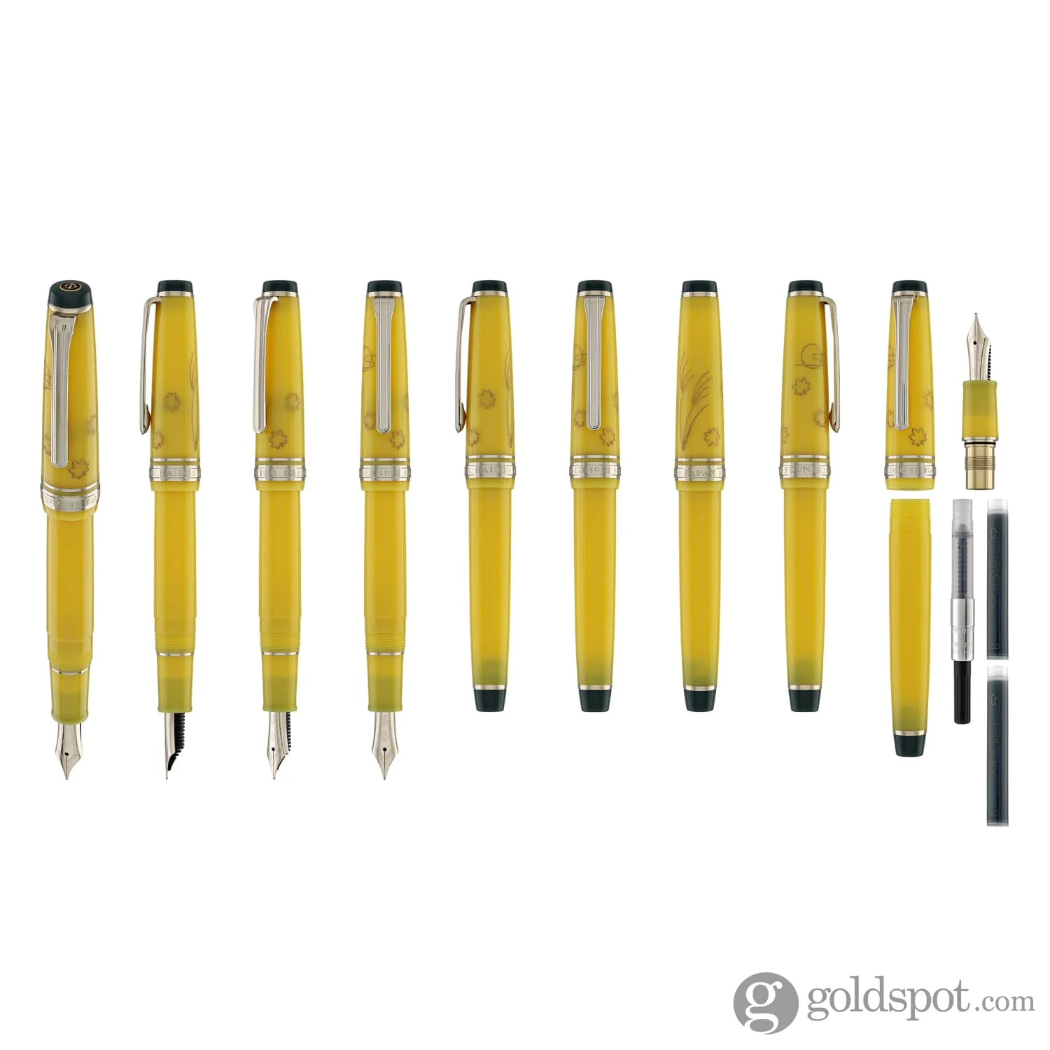 4750-sailor-pro-gear-slim-japanese-scenery-series-fountain-pen-in-tasogare-14kt-gold-9.webp Sailor Pro Gear Slim Japanese Scenery Series Fountain Pen in Tasogare - 14kt Gold