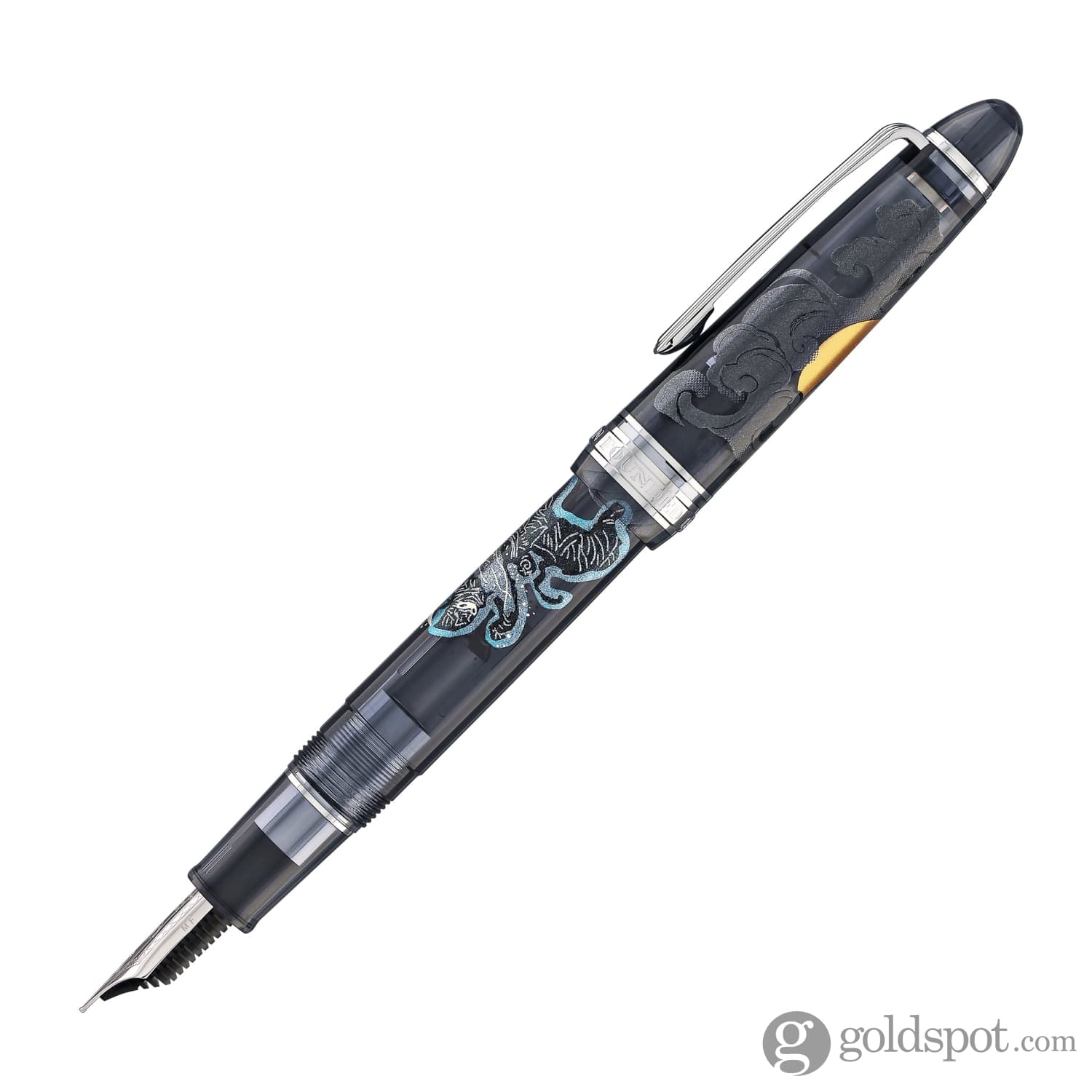 4754-sailor-1911-standard-ninja-fountain-pen-in-star-with-rhodium-trim-14k-gold-5.jpg Sailor 1911 Standard Ninja Fountain Pen in Star with Rhodium Trim - 14K Gold