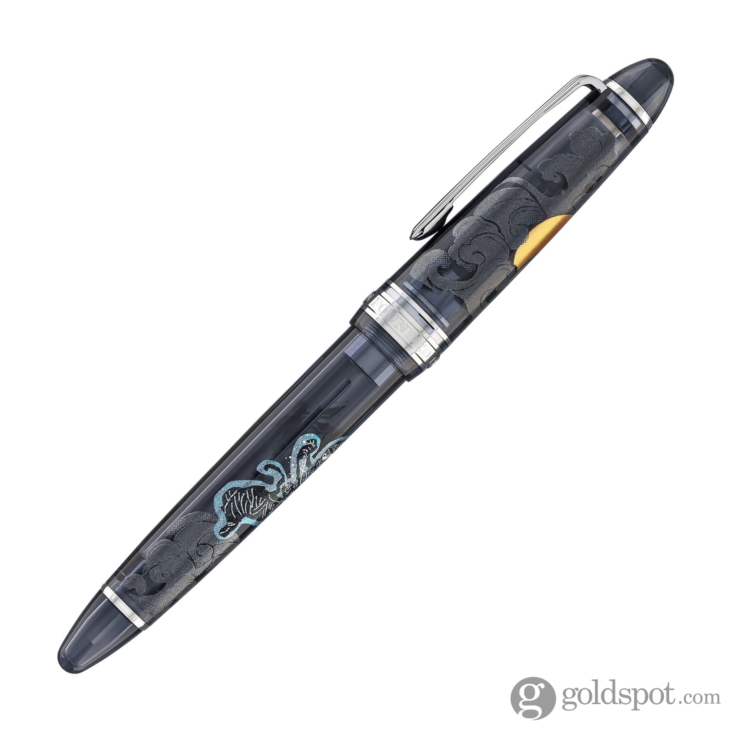 4754-sailor-1911-standard-ninja-fountain-pen-in-star-with-rhodium-trim-14k-gold-6.jpg Sailor 1911 Standard Ninja Fountain Pen in Star with Rhodium Trim - 14K Gold
