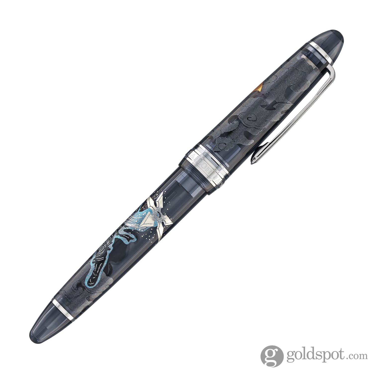 4754-sailor-1911-standard-ninja-fountain-pen-in-star-with-rhodium-trim-14k-gold-7.jpg Sailor 1911 Standard Ninja Fountain Pen in Star with Rhodium Trim - 14K Gold