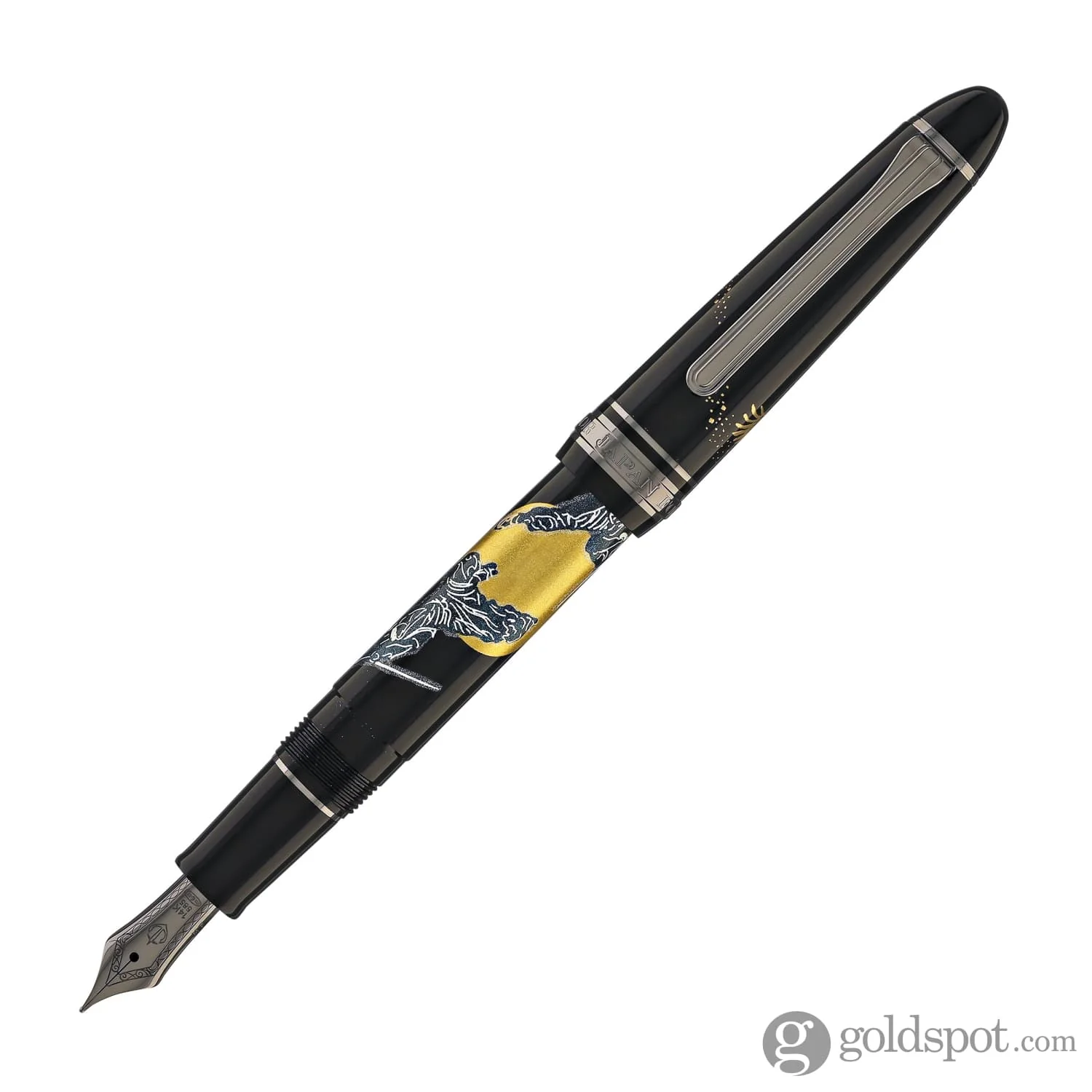 Sailor 1911 Standard Ninja Fountain Pen in Katana with Black Trim - 14K Gold