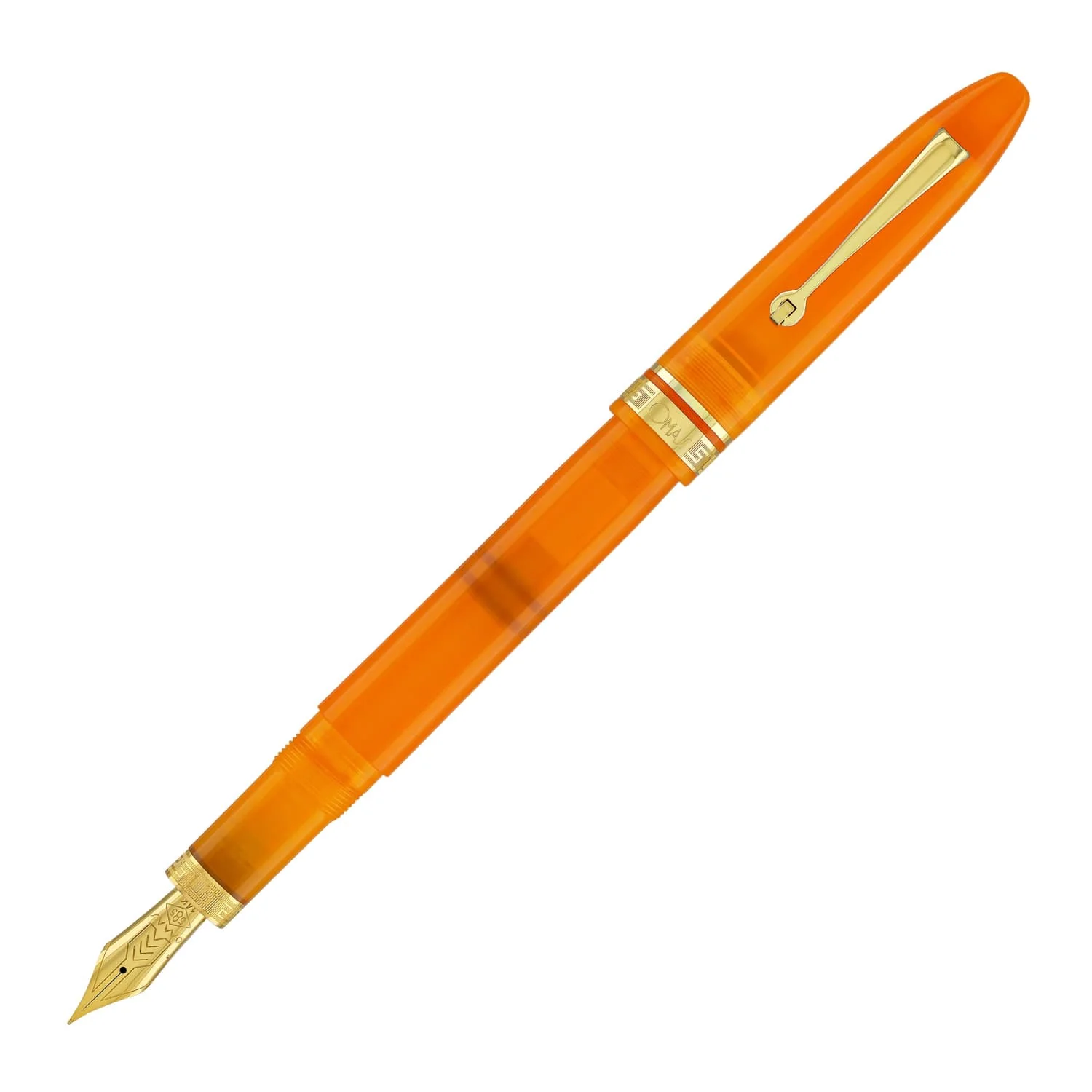 4775-omas-ogiva-fountain-pen-in-arancione-with-gold-trim-1.webp Omas Ogiva Fountain Pen in Arancione with Gold Trim