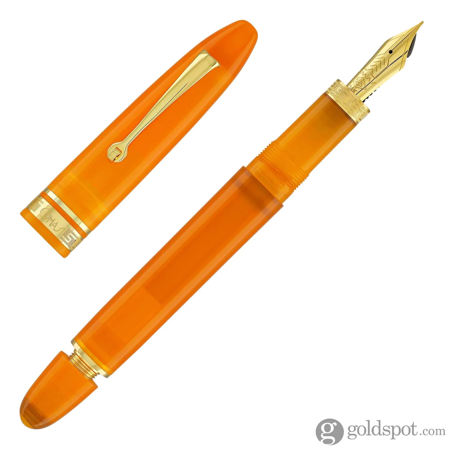 4775-omas-ogiva-fountain-pen-in-arancione-with-gold-trim-7.webp Omas Ogiva Fountain Pen in Arancione with Gold Trim