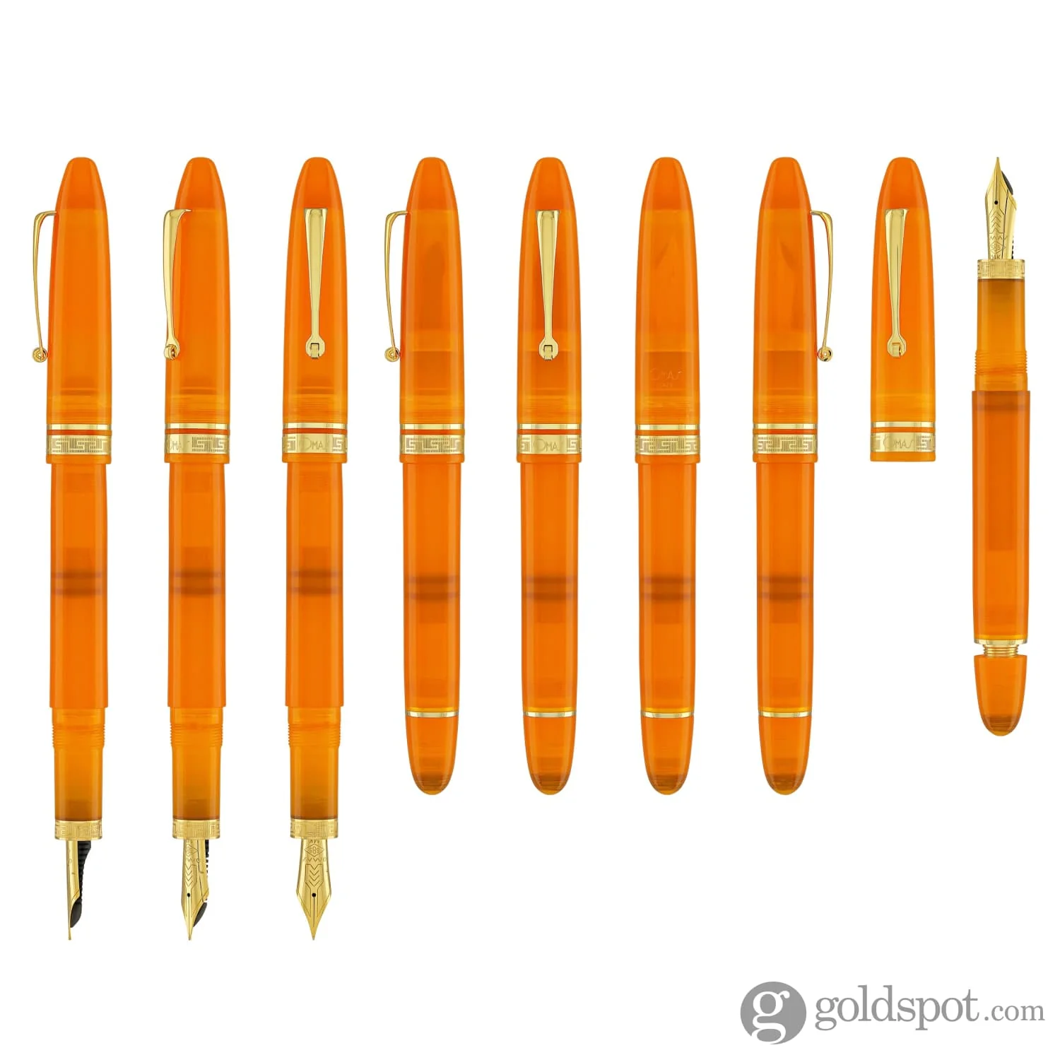 4775-omas-ogiva-fountain-pen-in-arancione-with-gold-trim-8.webp Omas Ogiva Fountain Pen in Arancione with Gold Trim