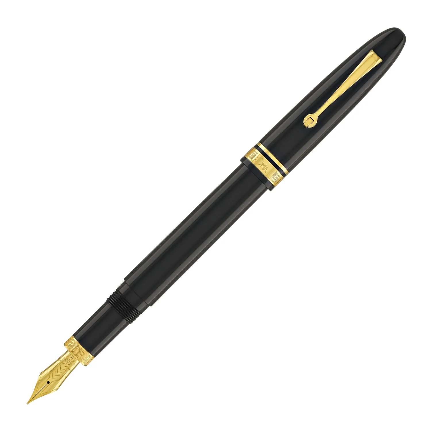 4779-omas-ogiva-fountain-pen-in-nera-with-gold-trim-1.webp Omas Ogiva Fountain Pen in Nera with Gold Trim