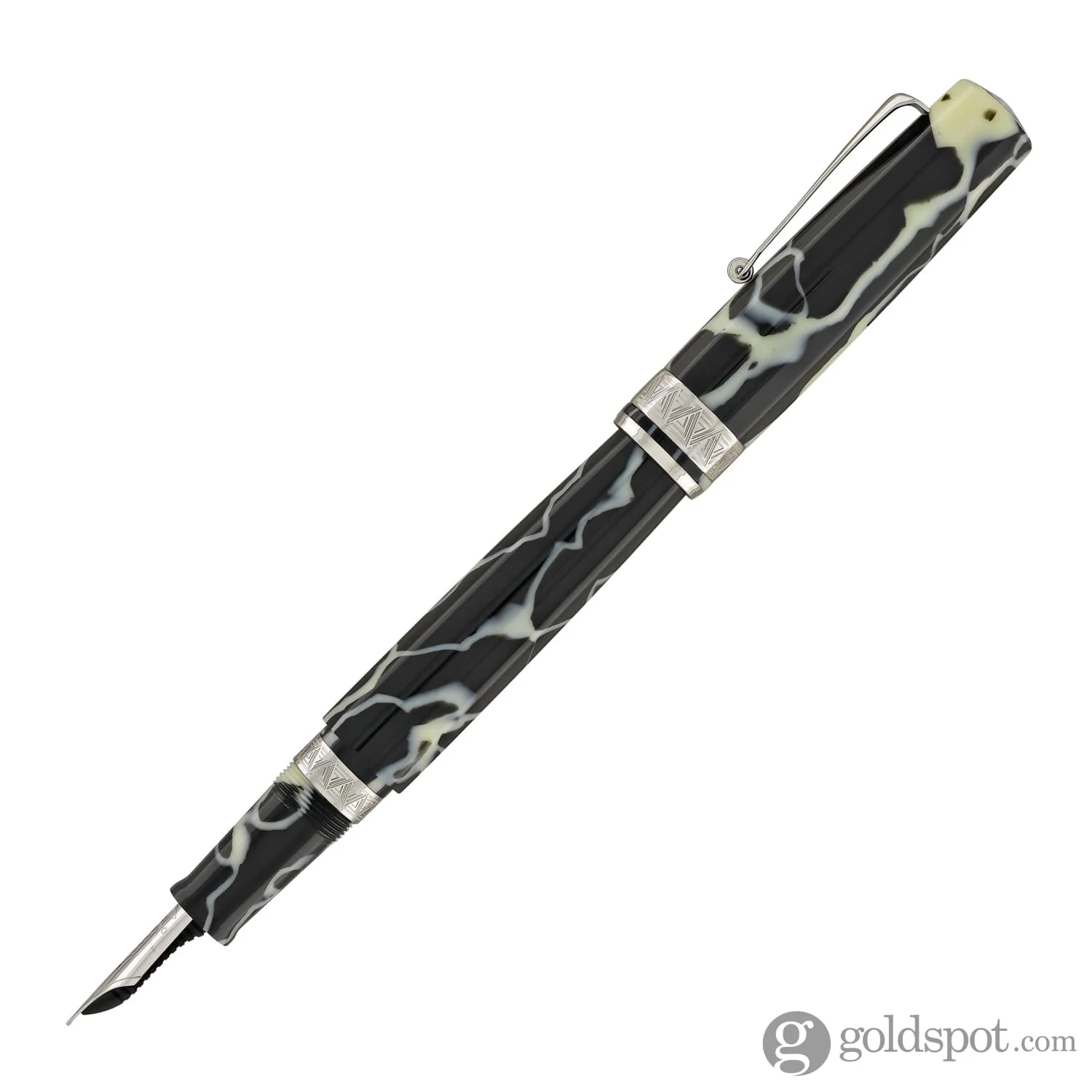 Omas Paragon Fountain Pen in Wild with Silver Trim